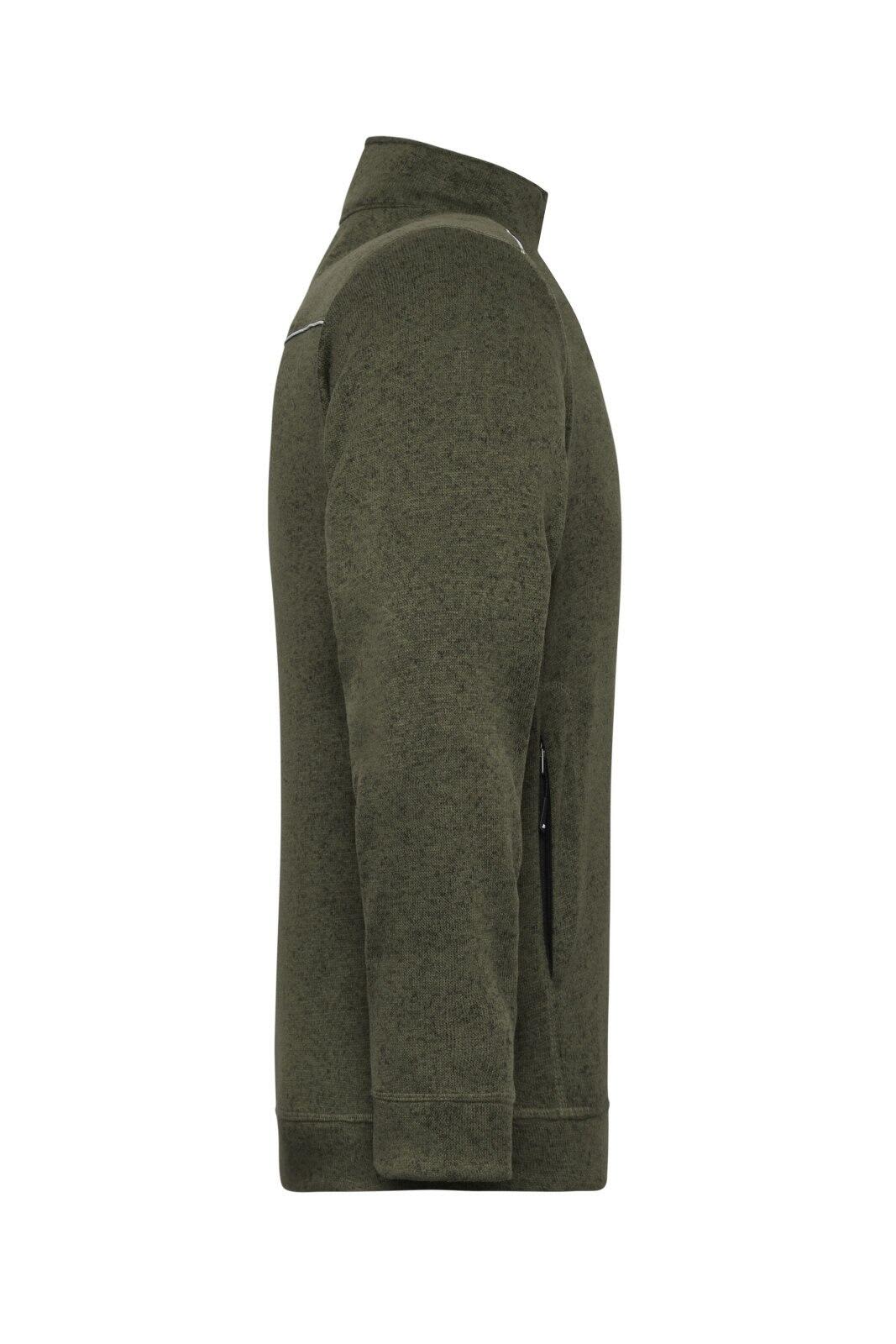 Mens Knit Workwear Fleece Jacket