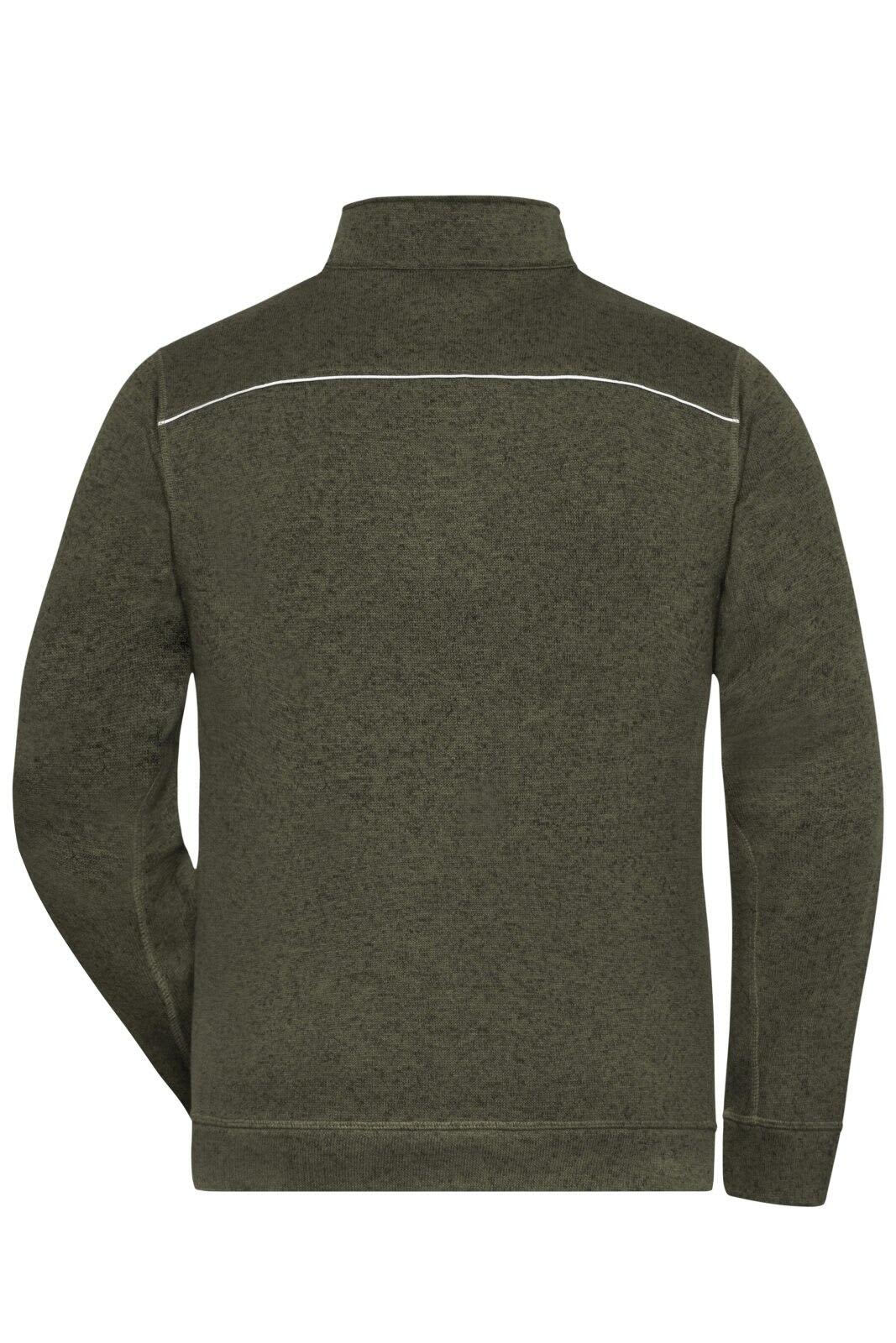 Mens Knit Workwear Fleece Jacket