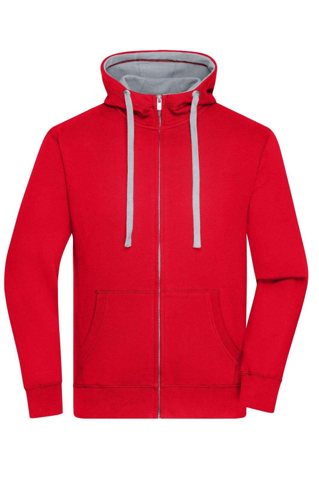 Mens Lifestyle Zip-Hoodie