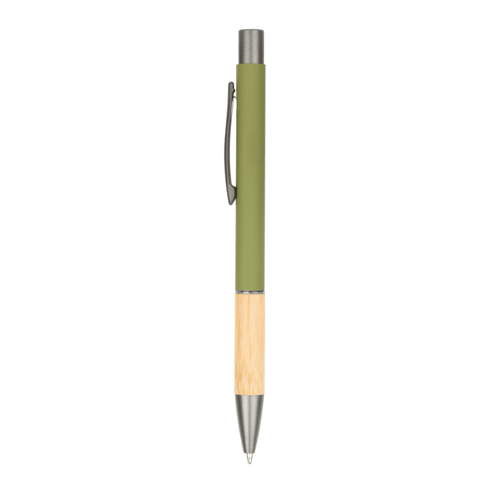 Glacier bamboo aluminum pen