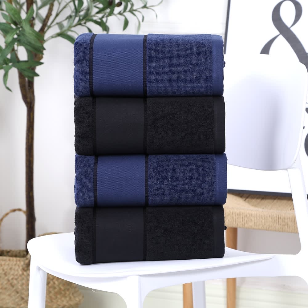 Sunny cotton bath towel
