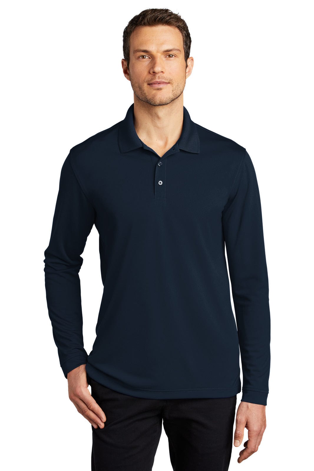 Port Authority Dry Zone UV Micro-Mesh Long Sleeve Polo