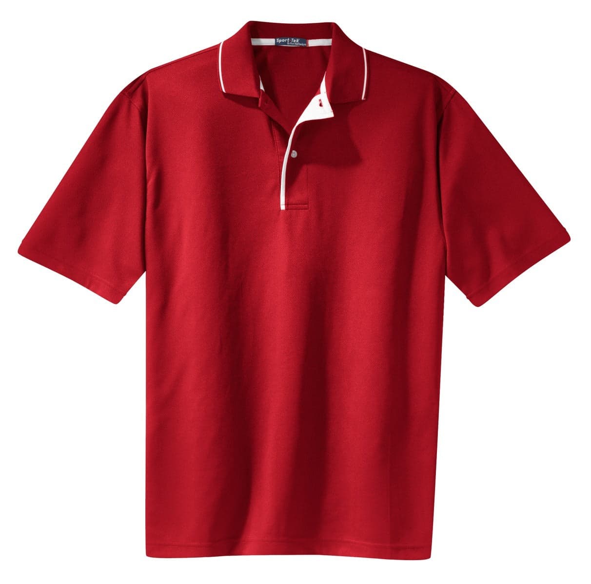Sport-Tek Dri-Mesh Polo with Tipped Collar and Piping