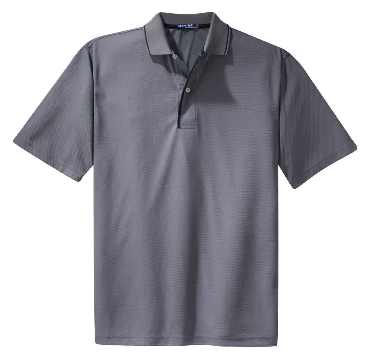 Sport-Tek Dri-Mesh Polo with Tipped Collar and Piping