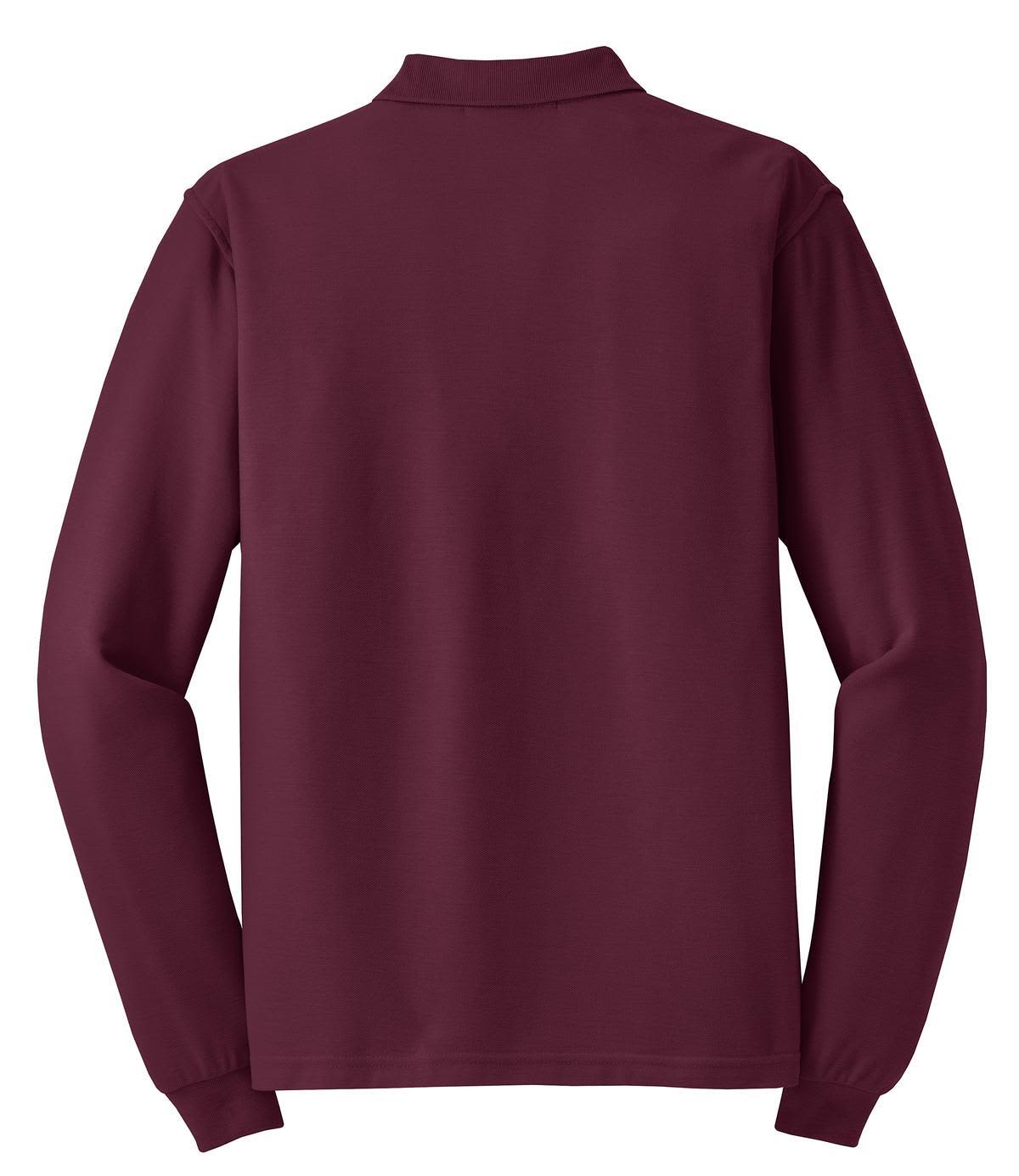 Port Authority Silk Touch Long Sleeve Polo