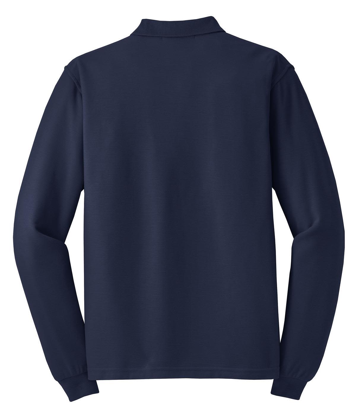 Port Authority Silk Touch Long Sleeve Polo