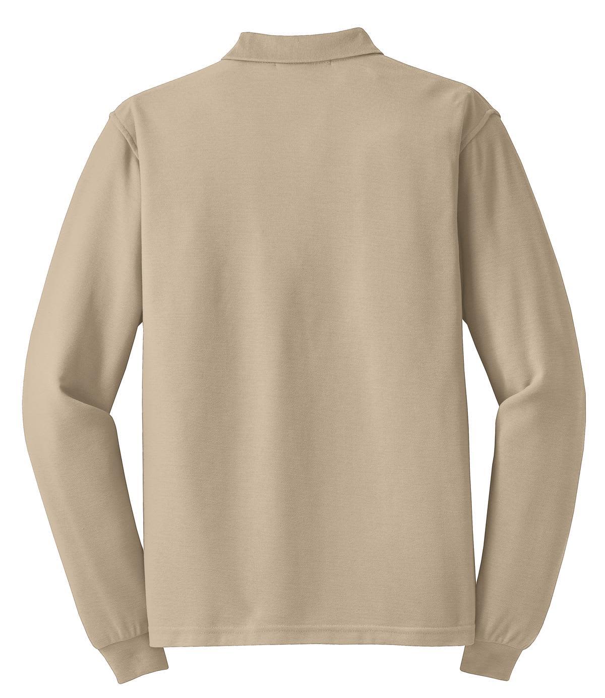 Port Authority Silk Touch Long Sleeve Polo