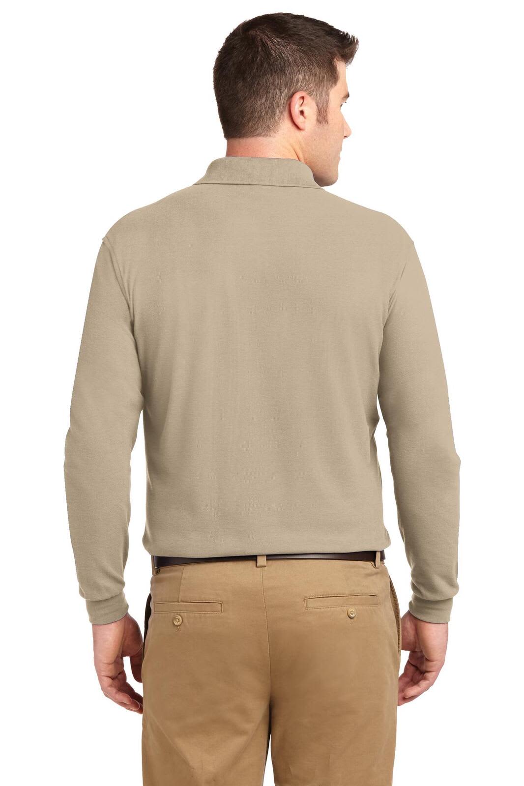 Port Authority Silk Touch Long Sleeve Polo