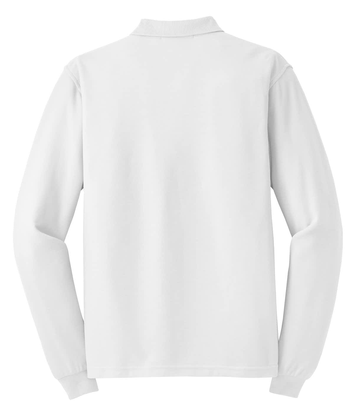 Port Authority Silk Touch Long Sleeve Polo