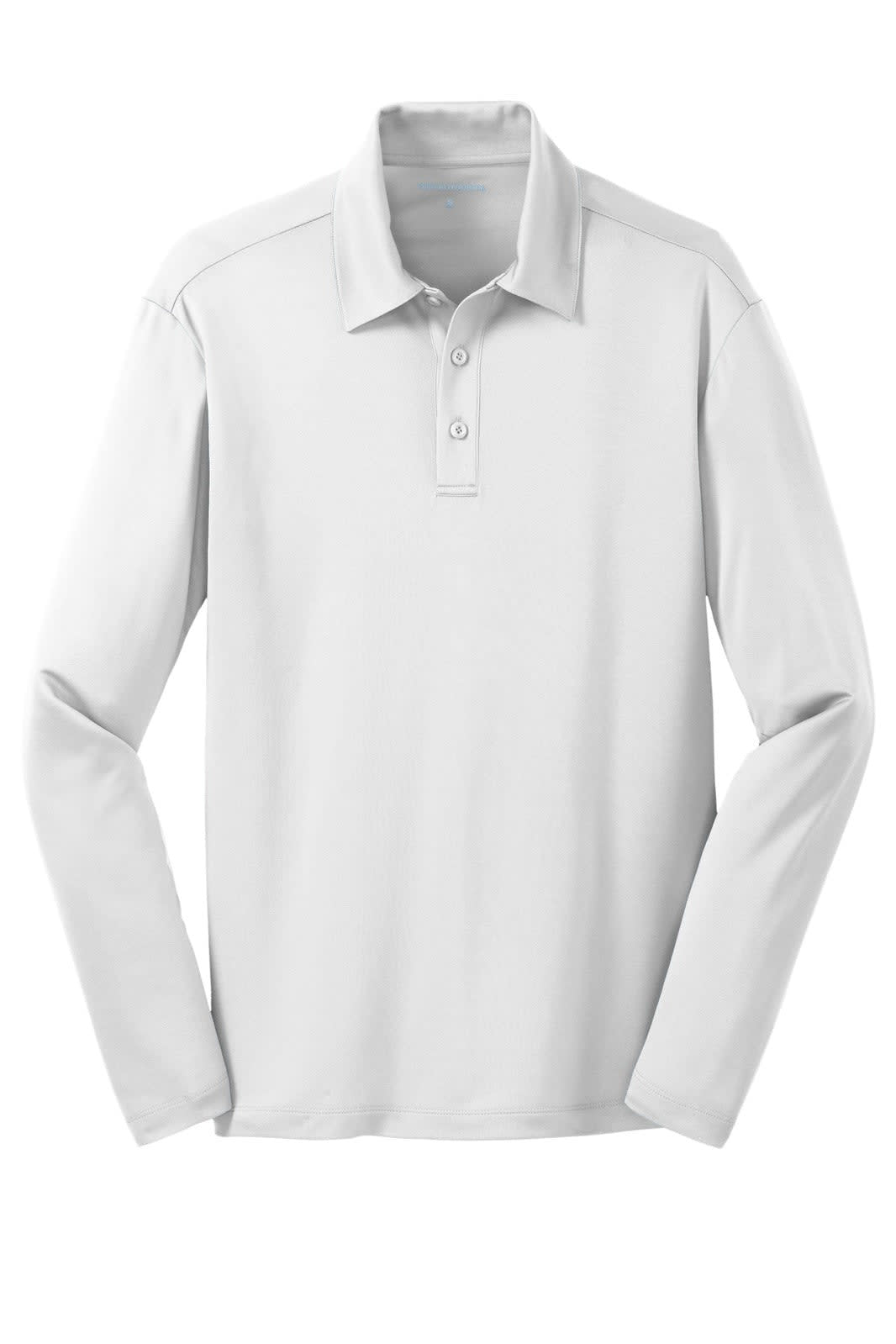 Port Authority Silk Touch Performance Long Sleeve Polo