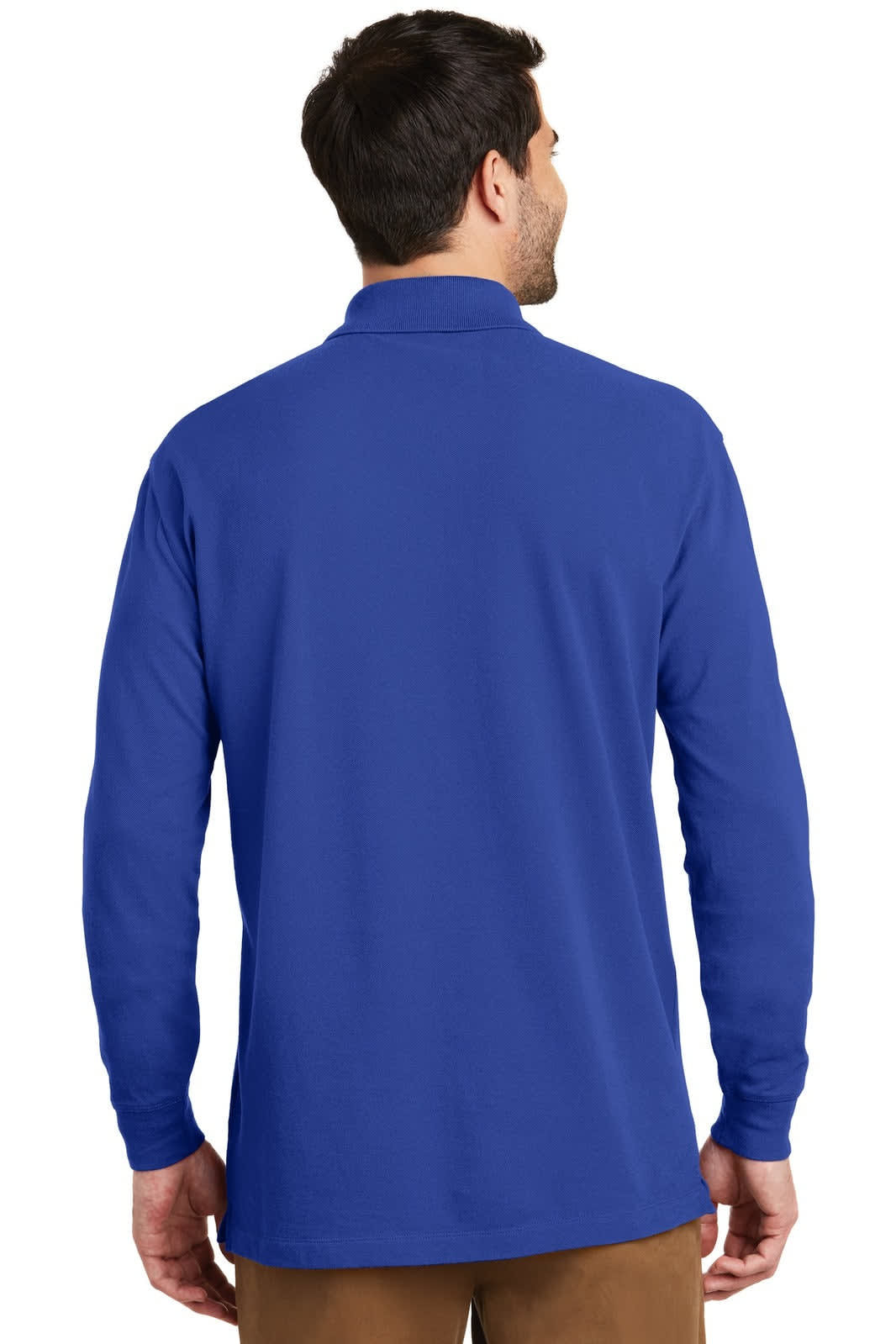 Port Authority EZCotton Long Sleeve Polo