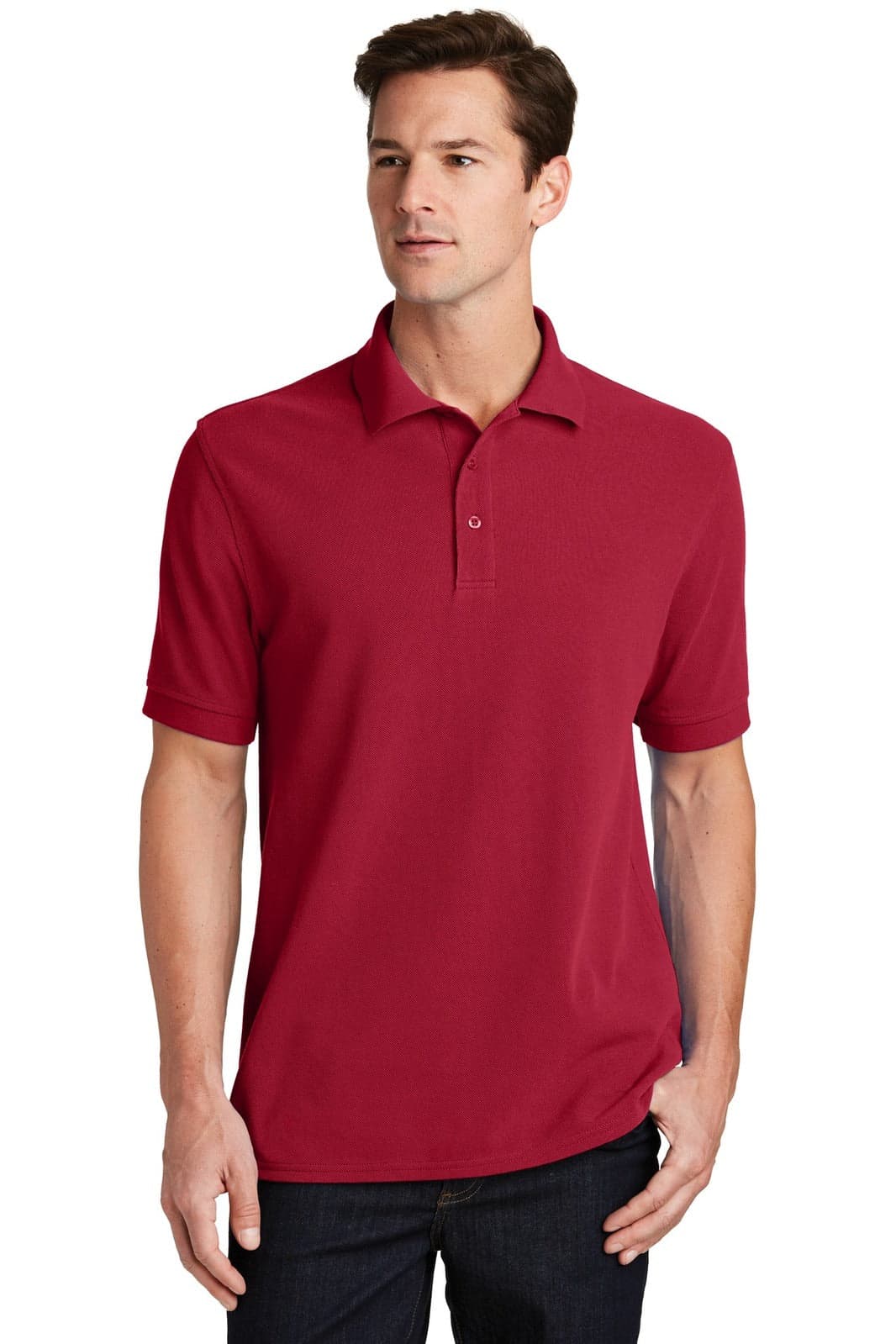 Port & Company Ring Spun Pique Polo