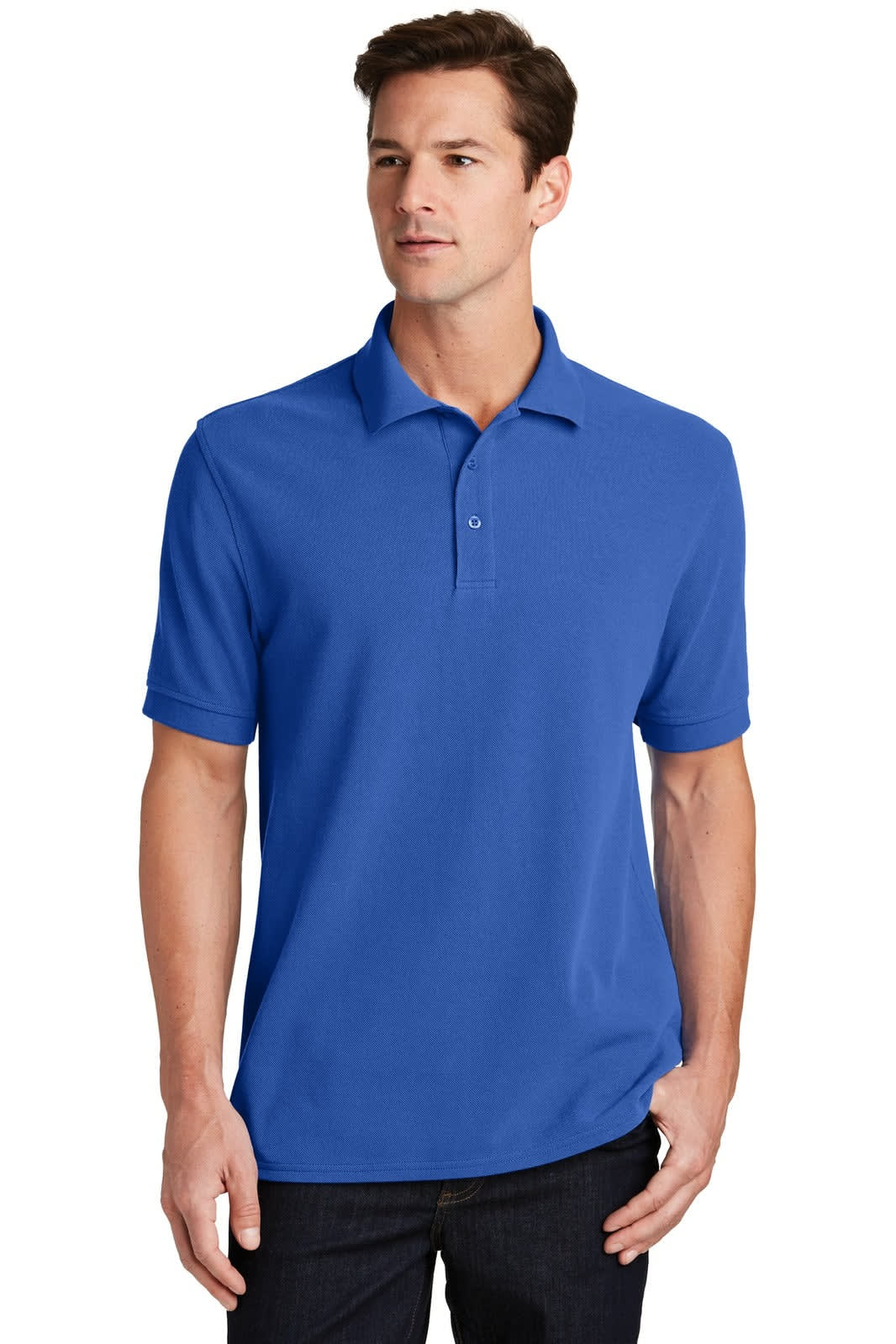 Port & Company Ring Spun Pique Polo