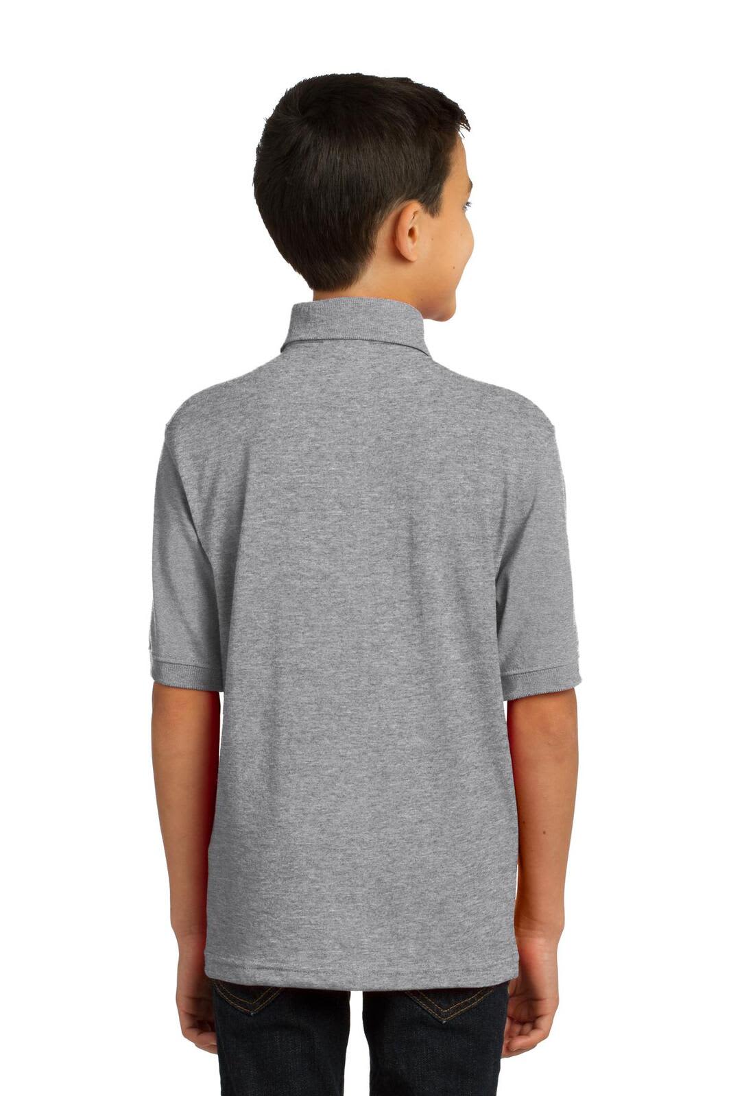 Port & Company Youth Core Blend Jersey Knit Polo