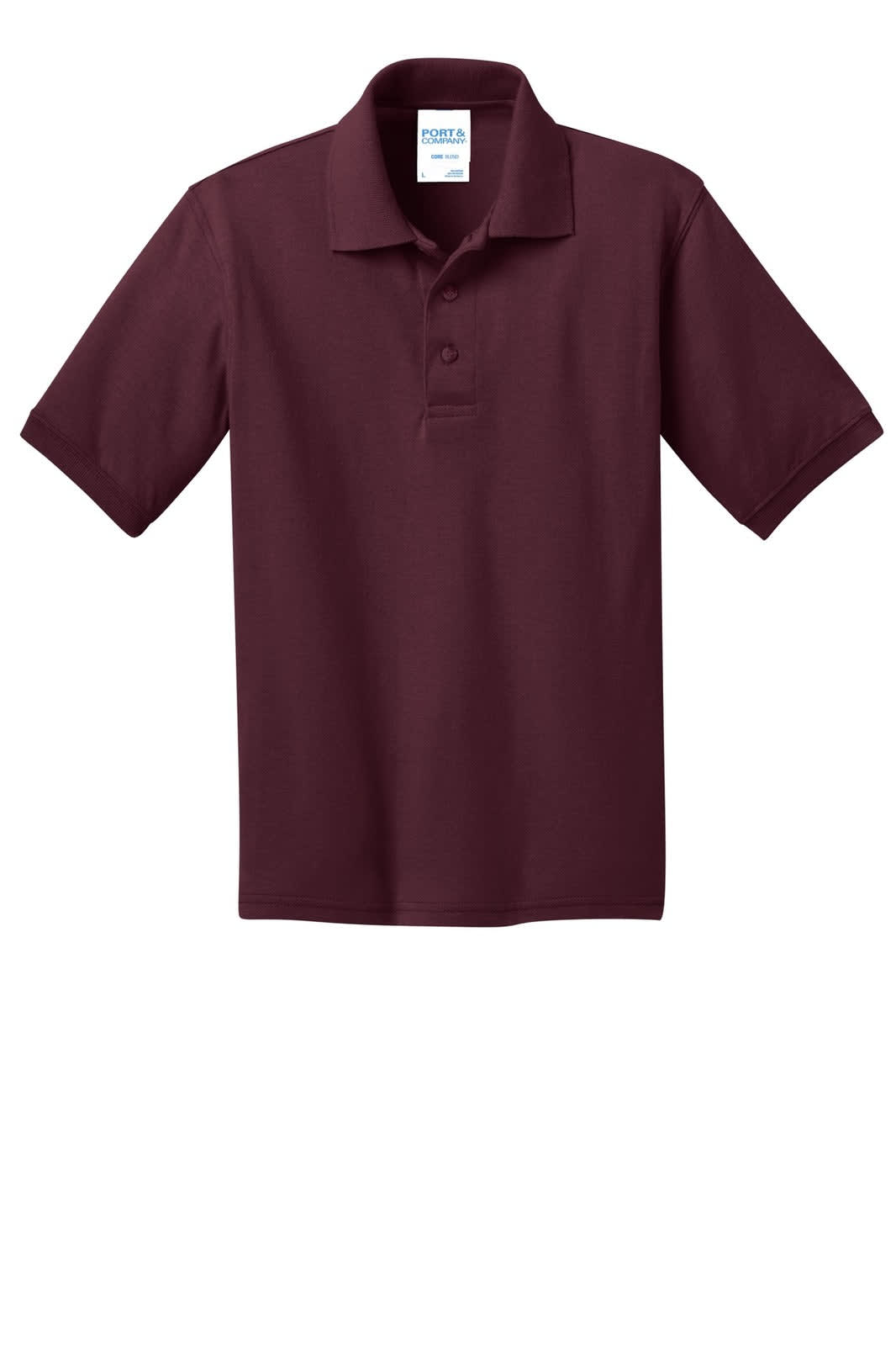 Port & Company Youth Core Blend Jersey Knit Polo