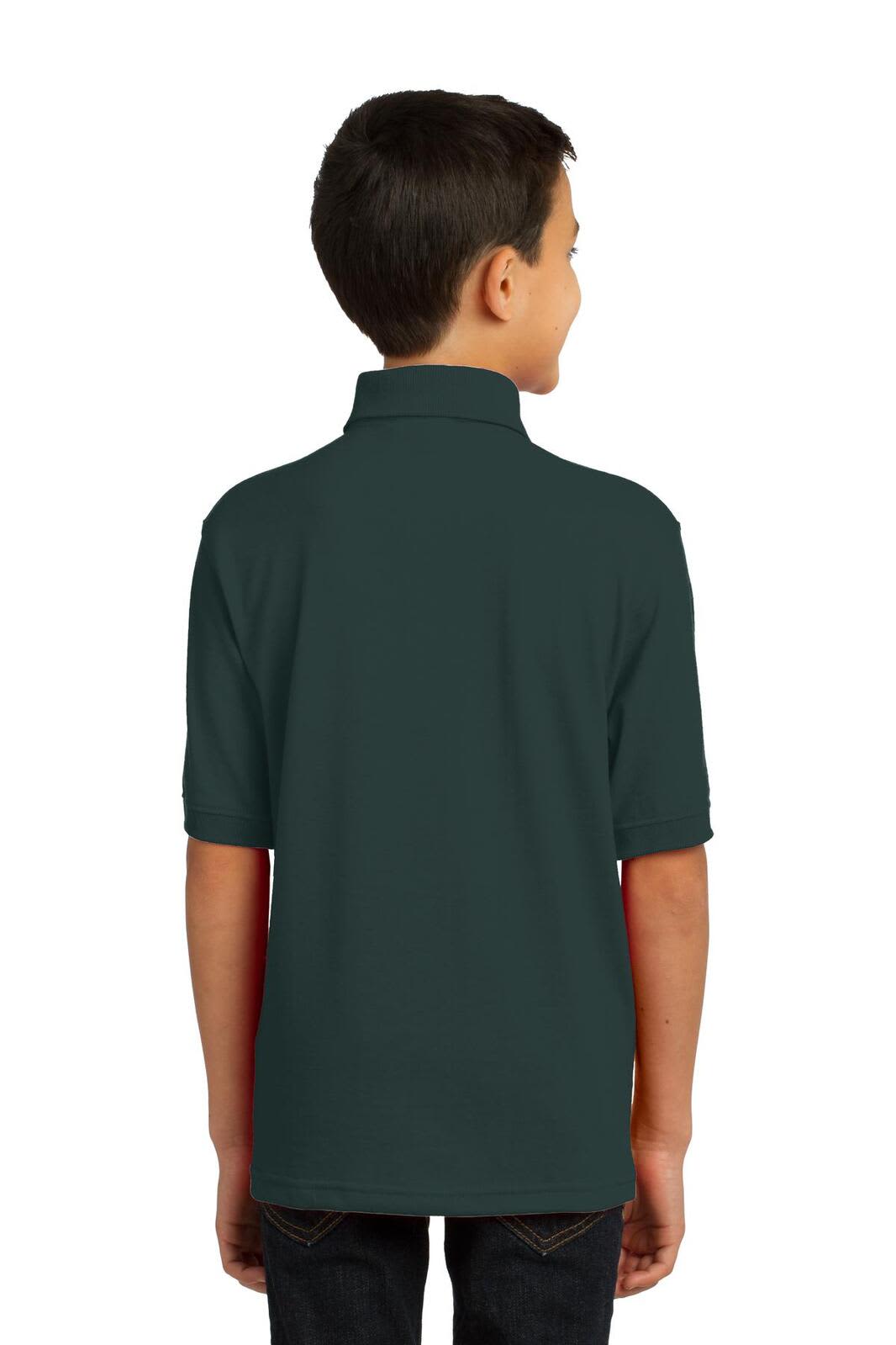 Port & Company Youth Core Blend Jersey Knit Polo