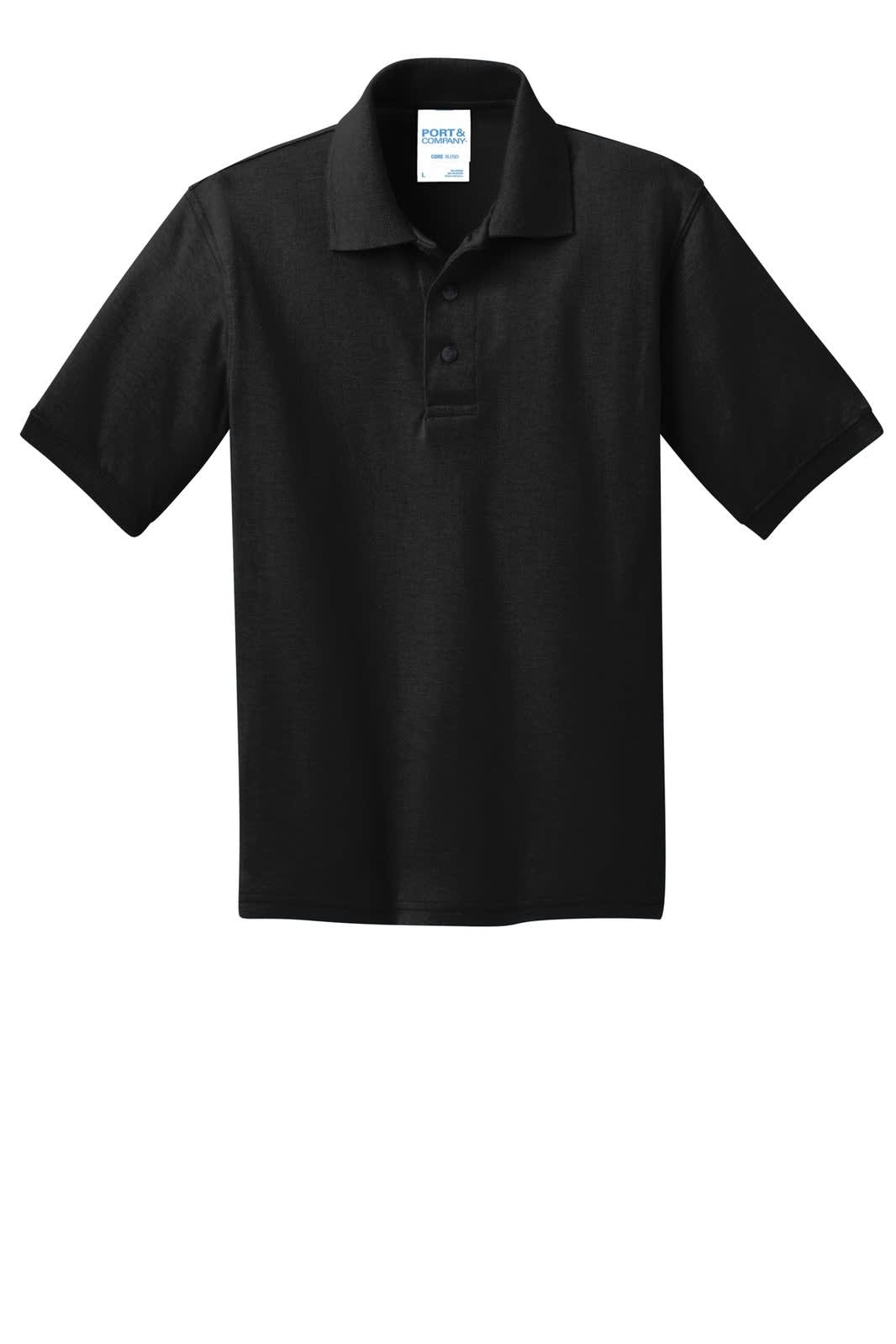 Port & Company Youth Core Blend Jersey Knit Polo