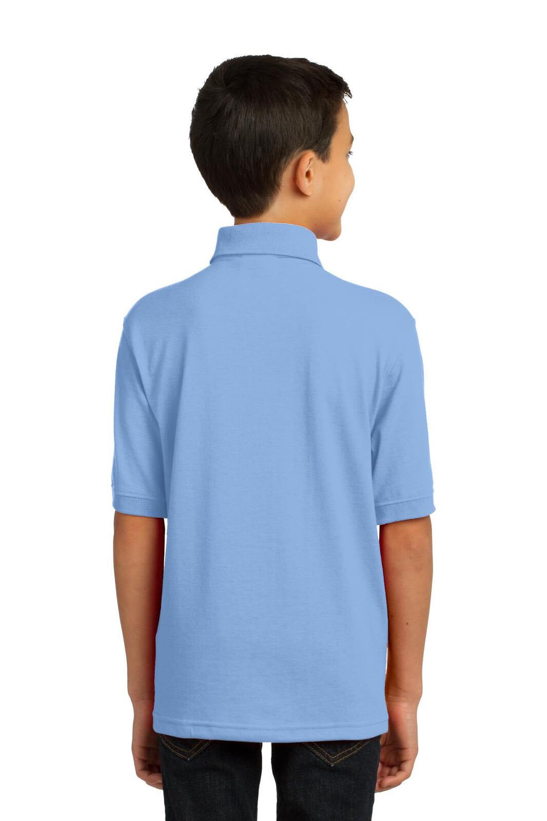 Port & Company Youth Core Blend Jersey Knit Polo