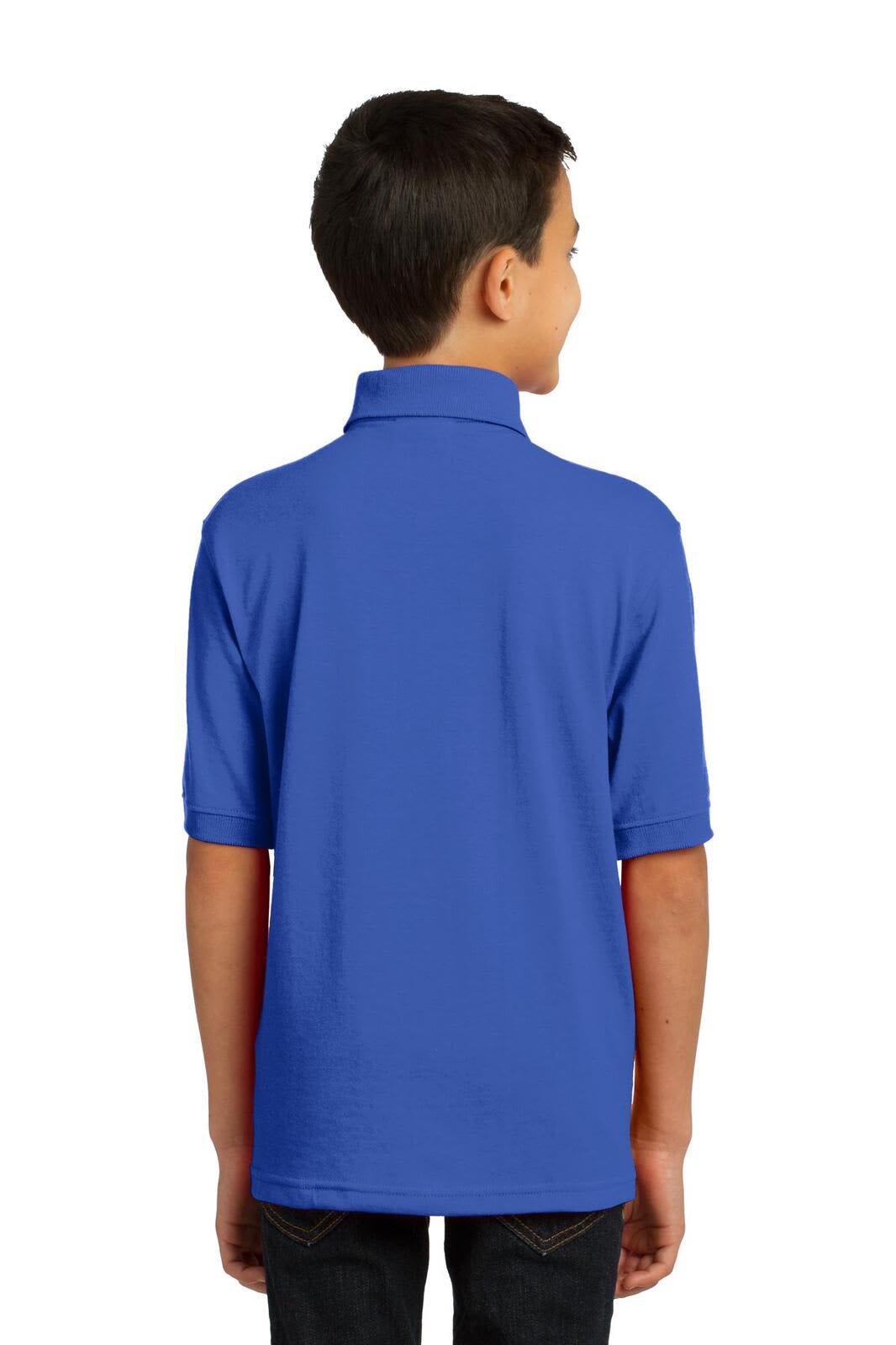 Port & Company Youth Core Blend Jersey Knit Polo