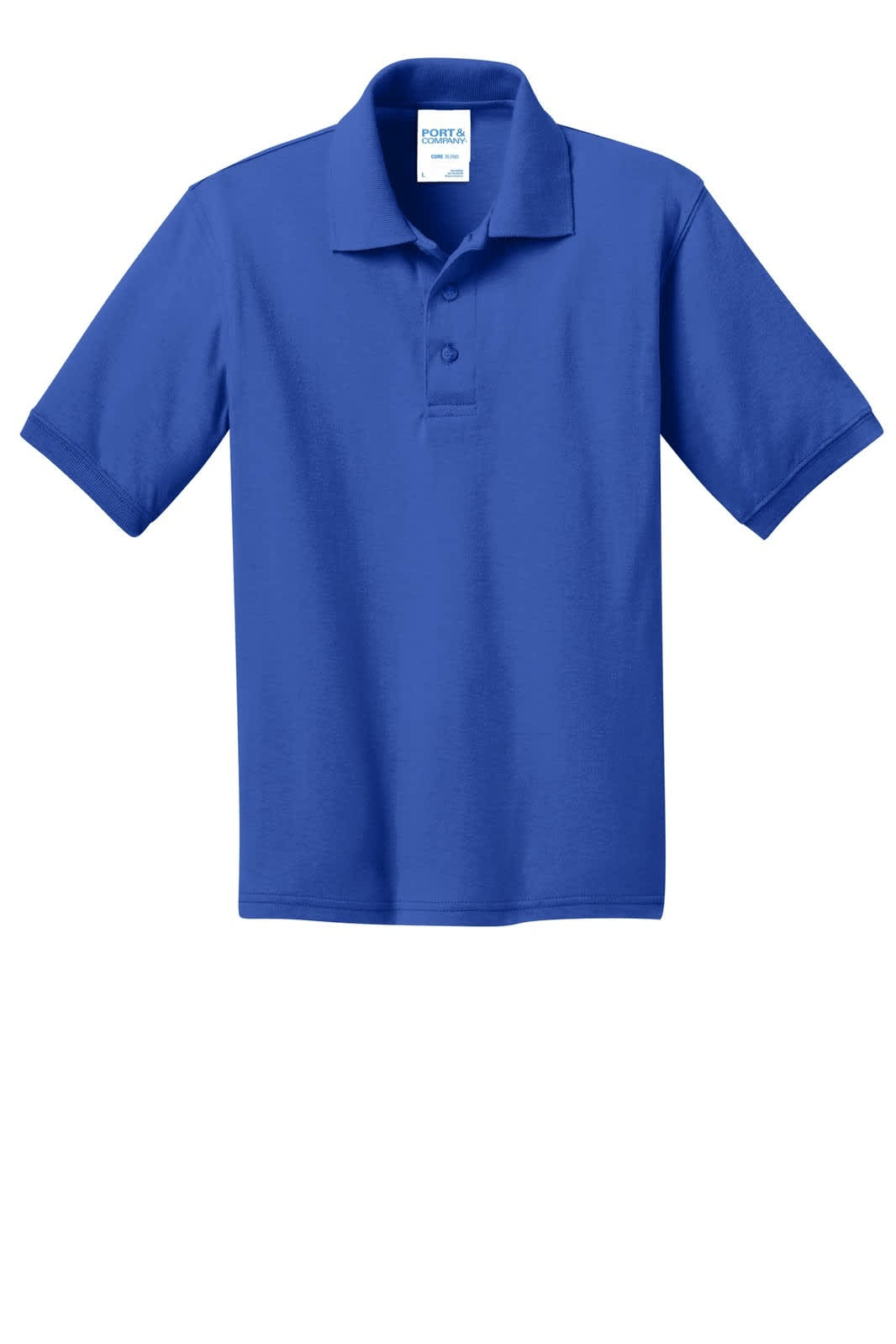 Port & Company Youth Core Blend Jersey Knit Polo