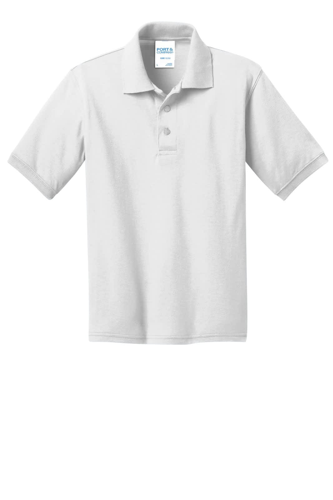Port & Company Youth Core Blend Jersey Knit Polo