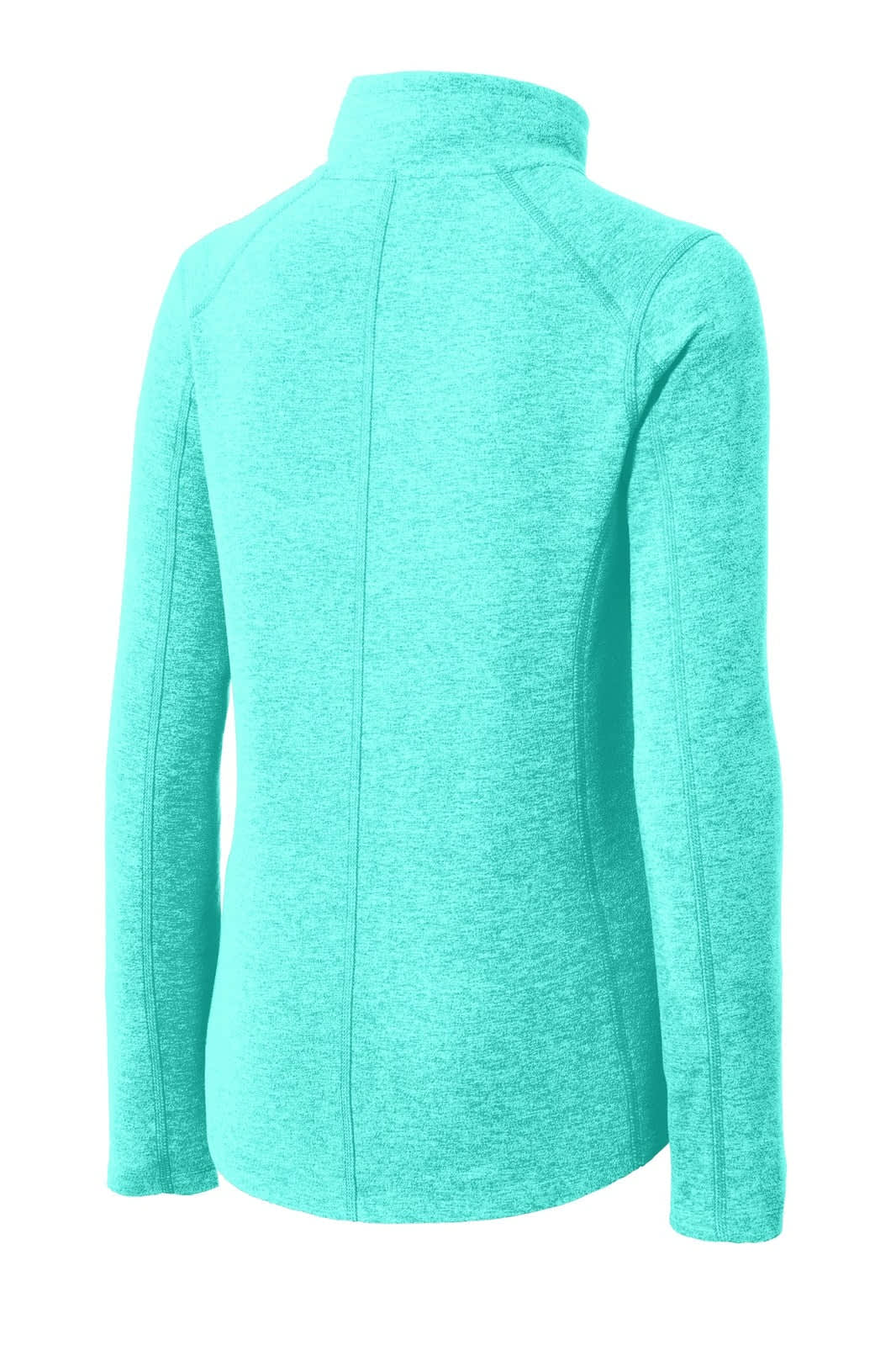 Port Authority Ladies Heather Microfleece Full-Zip Jacket