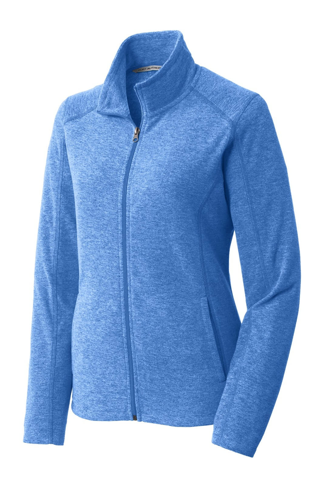 Port Authority Ladies Heather Microfleece Full-Zip Jacket