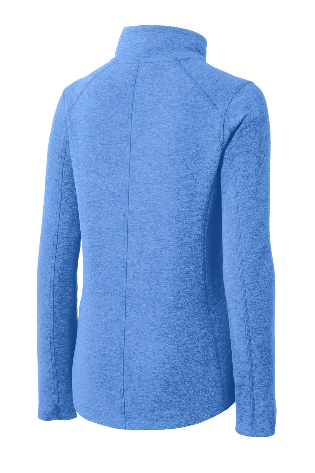 Port Authority Ladies Heather Microfleece Full-Zip Jacket