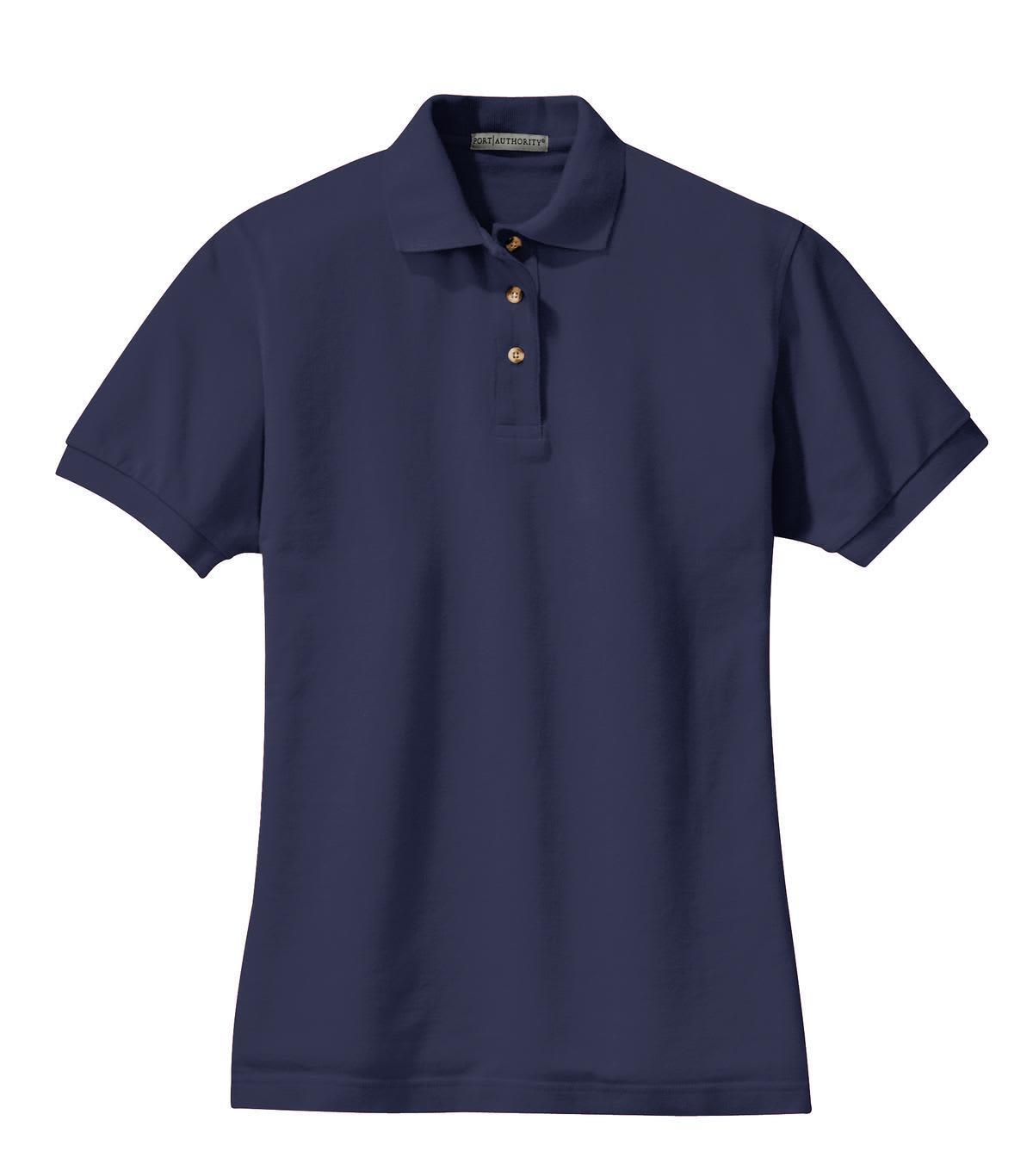 Port Authority Ladies Heavyweight Cotton Pique Polo
