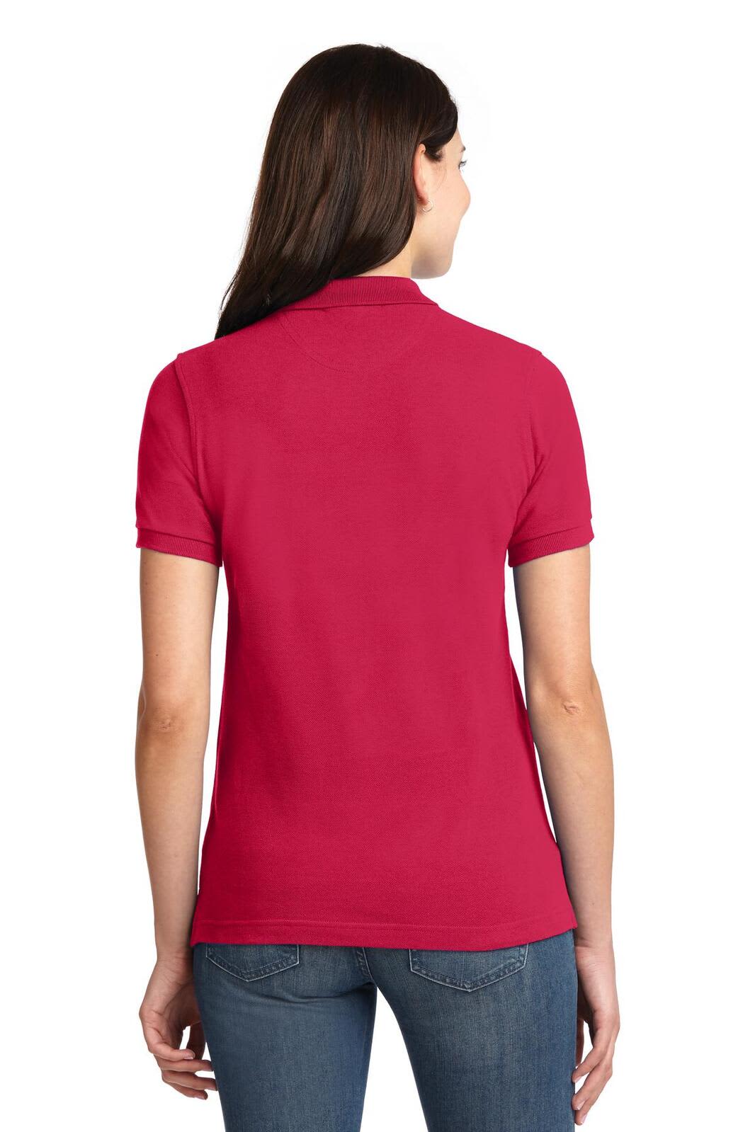 Port Authority Ladies Heavyweight Cotton Pique Polo