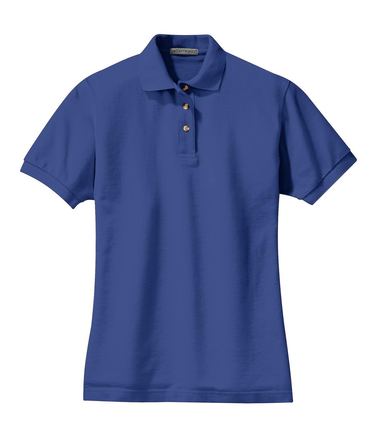 Port Authority Ladies Heavyweight Cotton Pique Polo