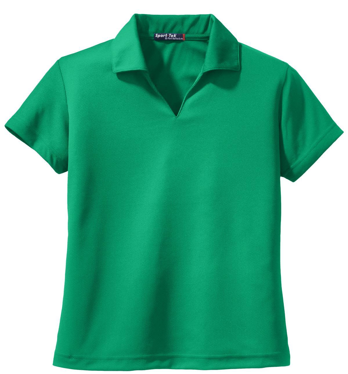 Sport-Tek Ladies Dri-Mesh V-Neck Polo