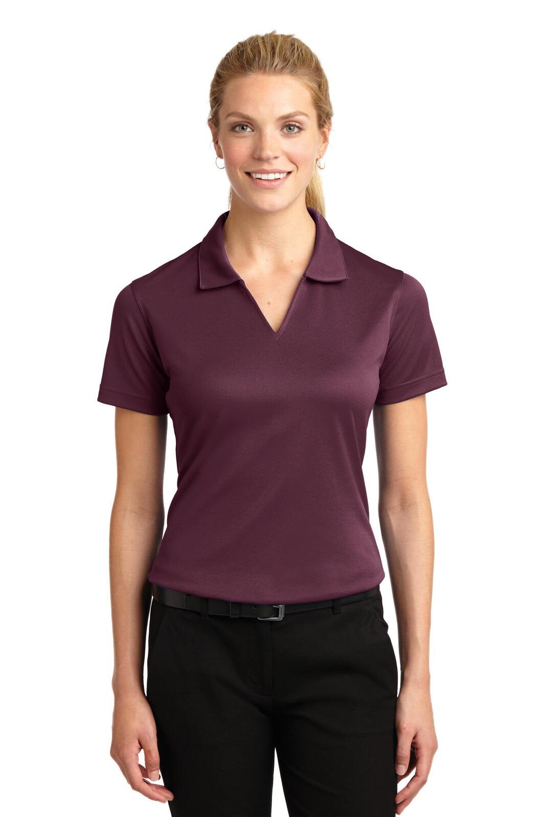 Sport-Tek Ladies Dri-Mesh V-Neck Polo