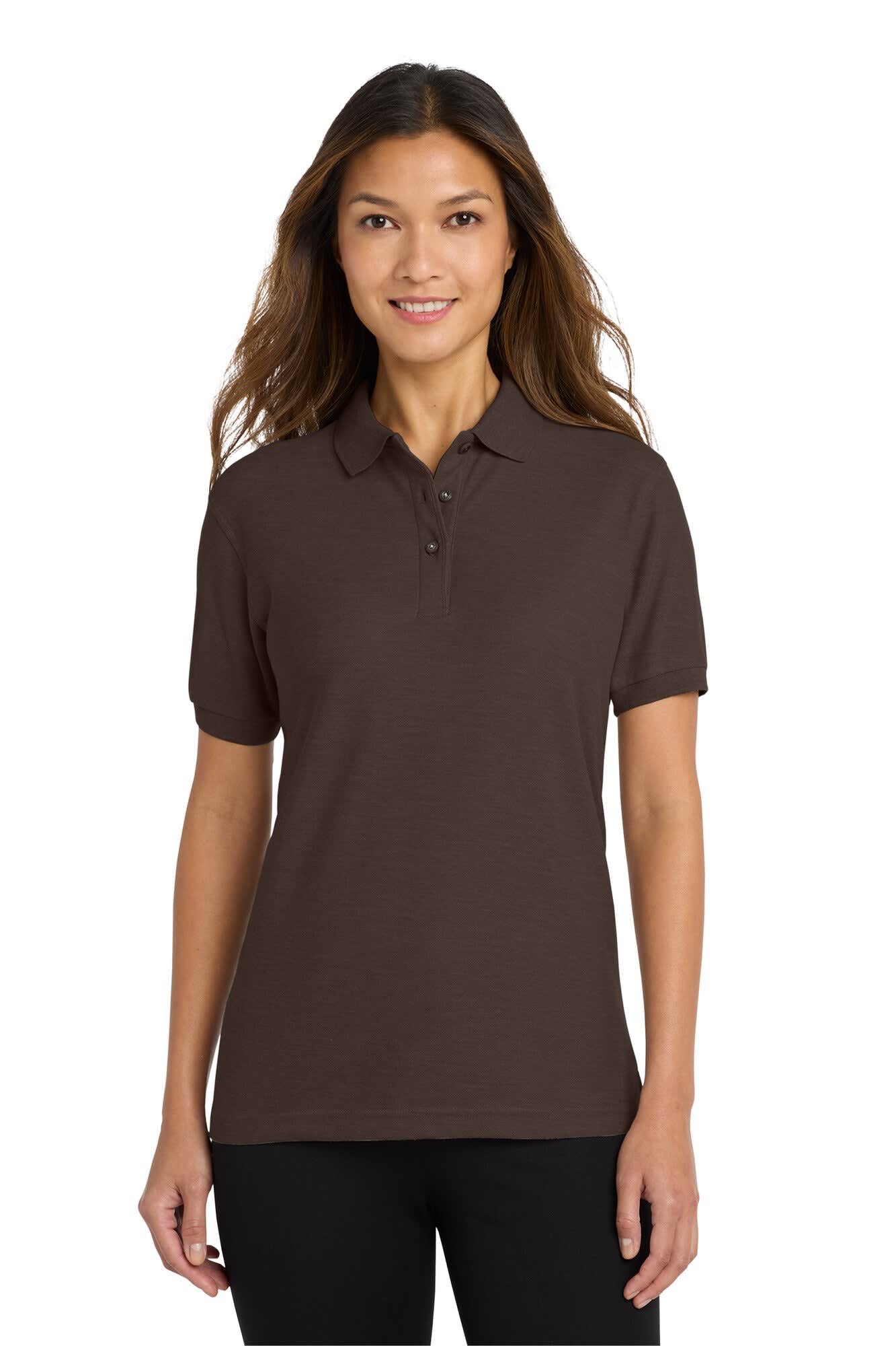 Port Authority Ladies Silk Touch Polo