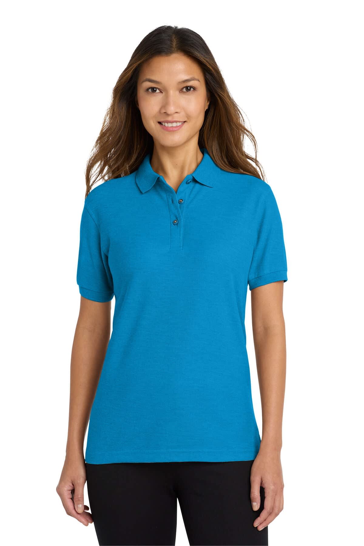 Port Authority Ladies Silk Touch Polo