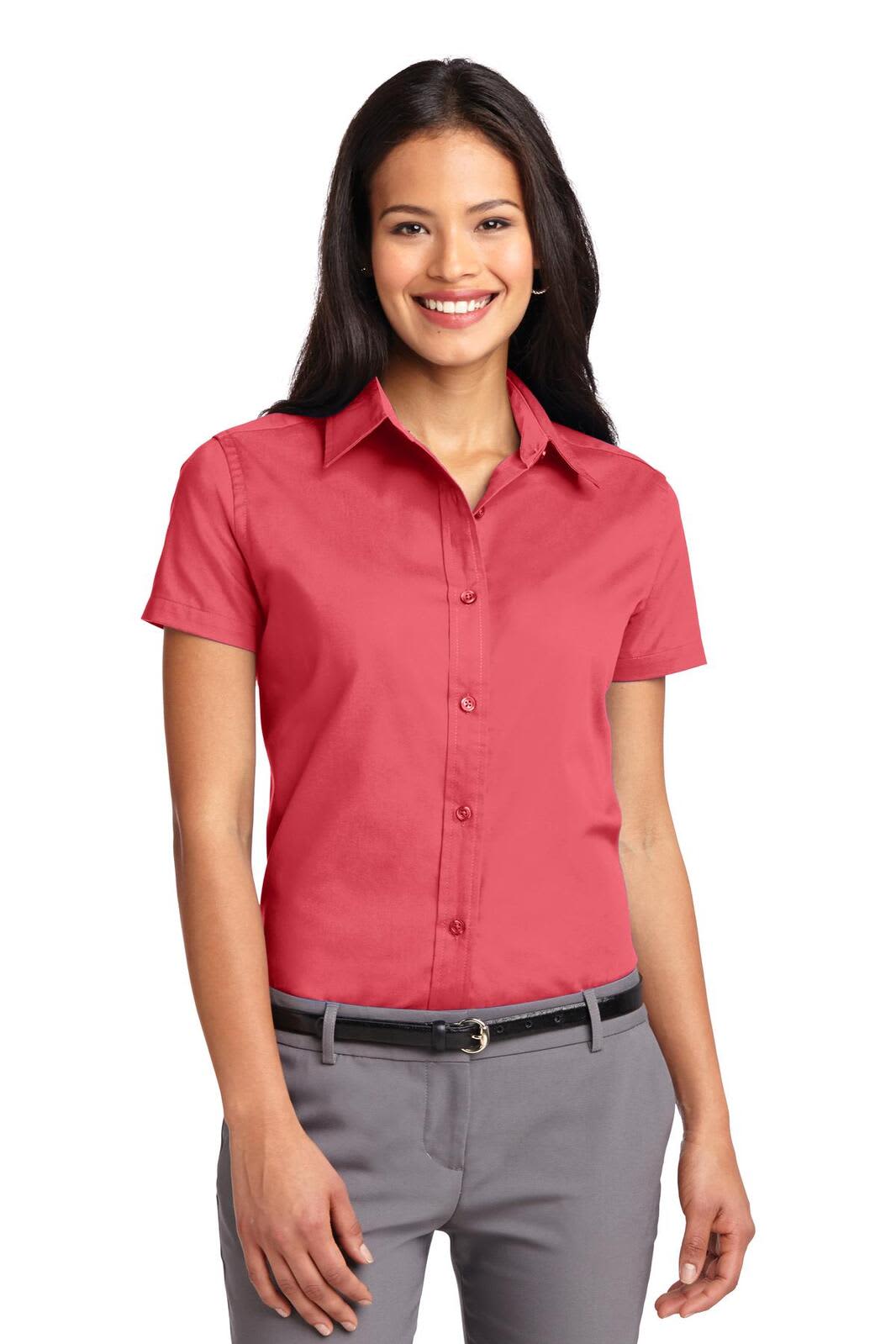 Port Authority Ladies Short Sleeve Easy Care  Shirt