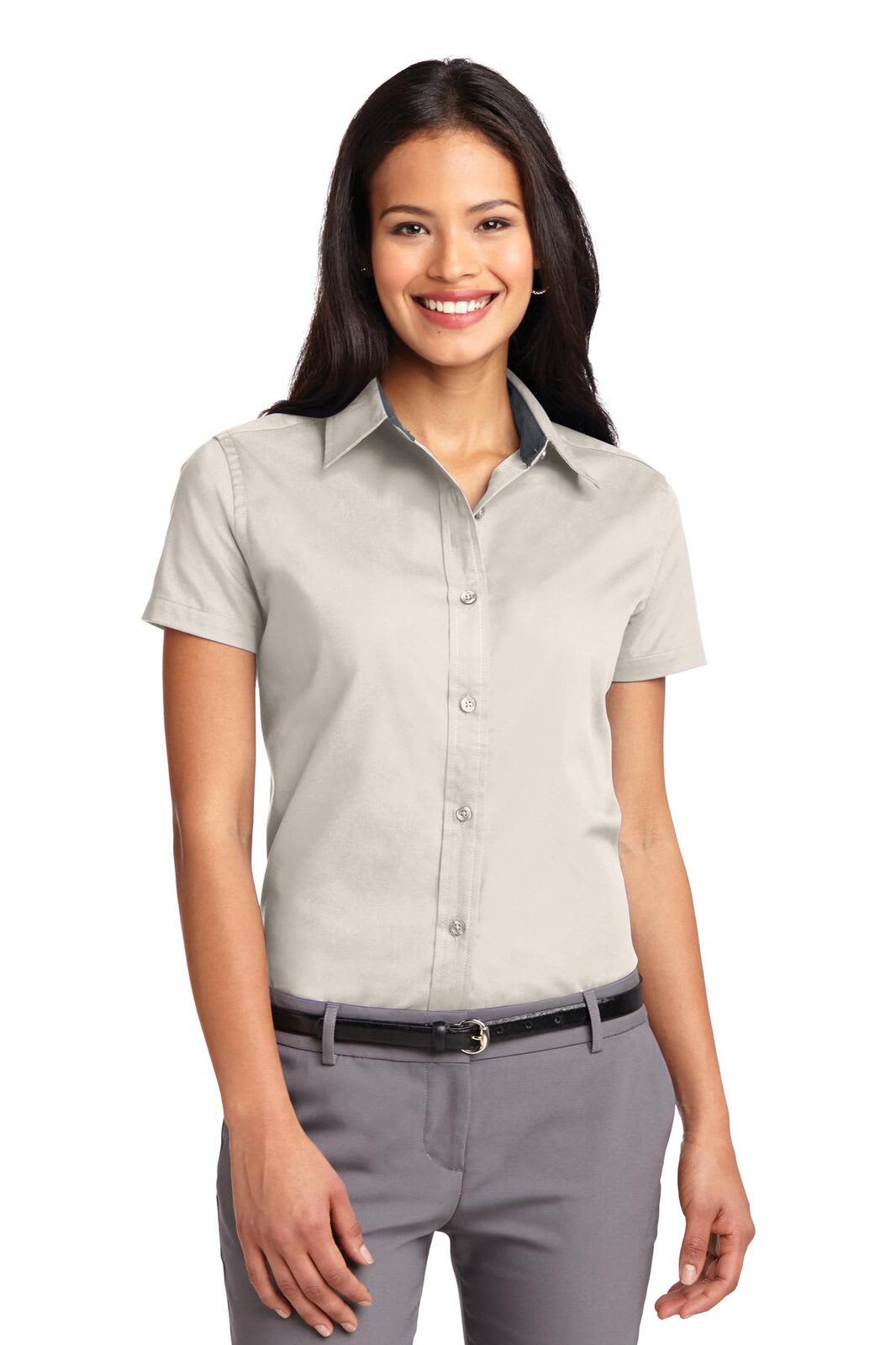 Port Authority Ladies Short Sleeve Easy Care  Shirt