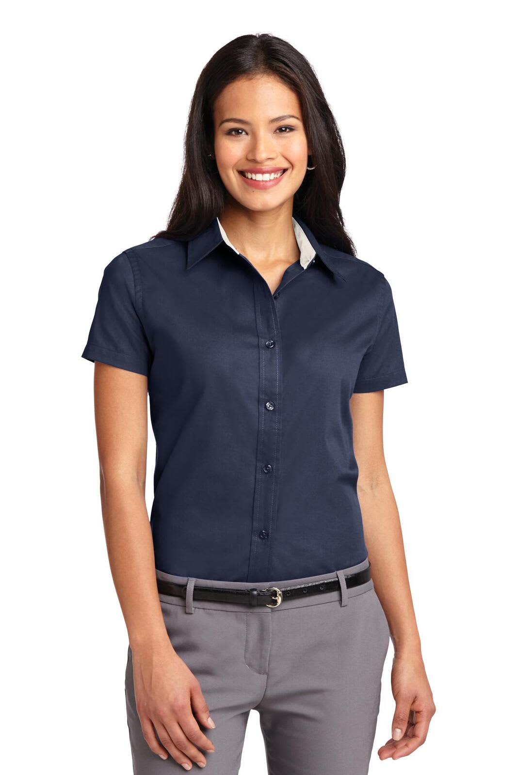 Port Authority Ladies Short Sleeve Easy Care  Shirt