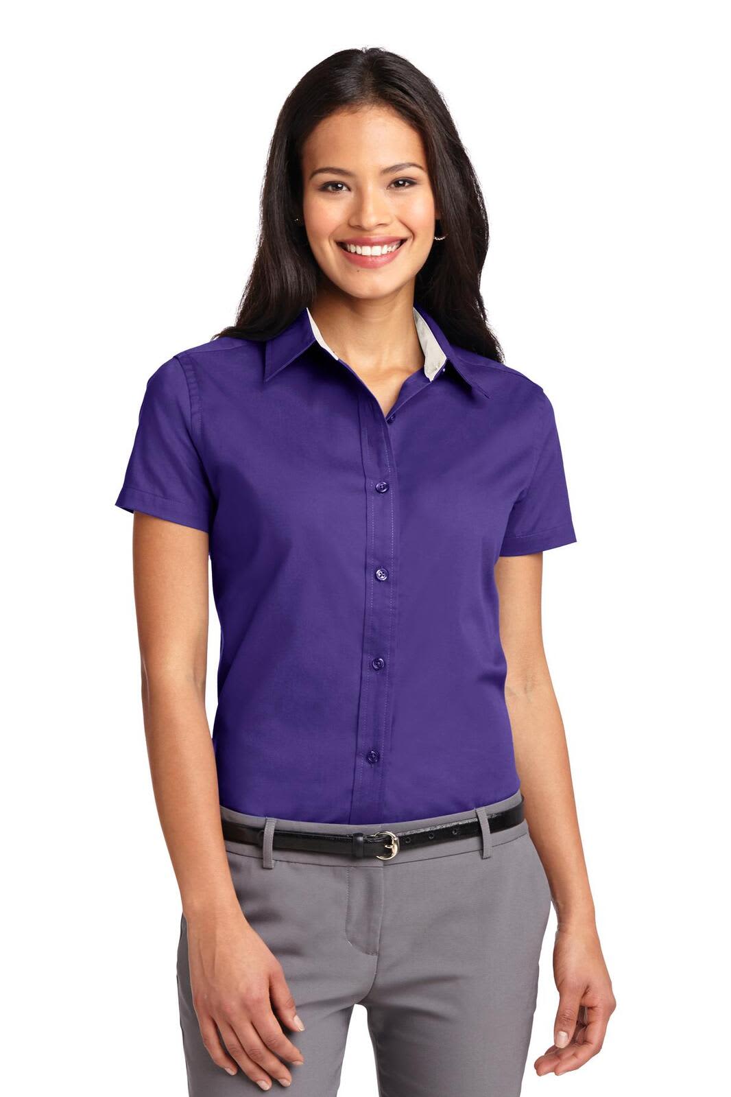 Port Authority Ladies Short Sleeve Easy Care  Shirt