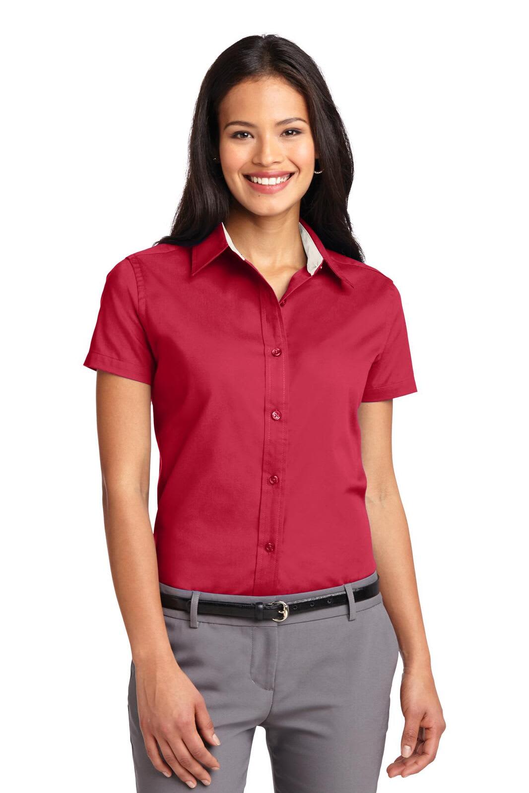 Port Authority Ladies Short Sleeve Easy Care  Shirt