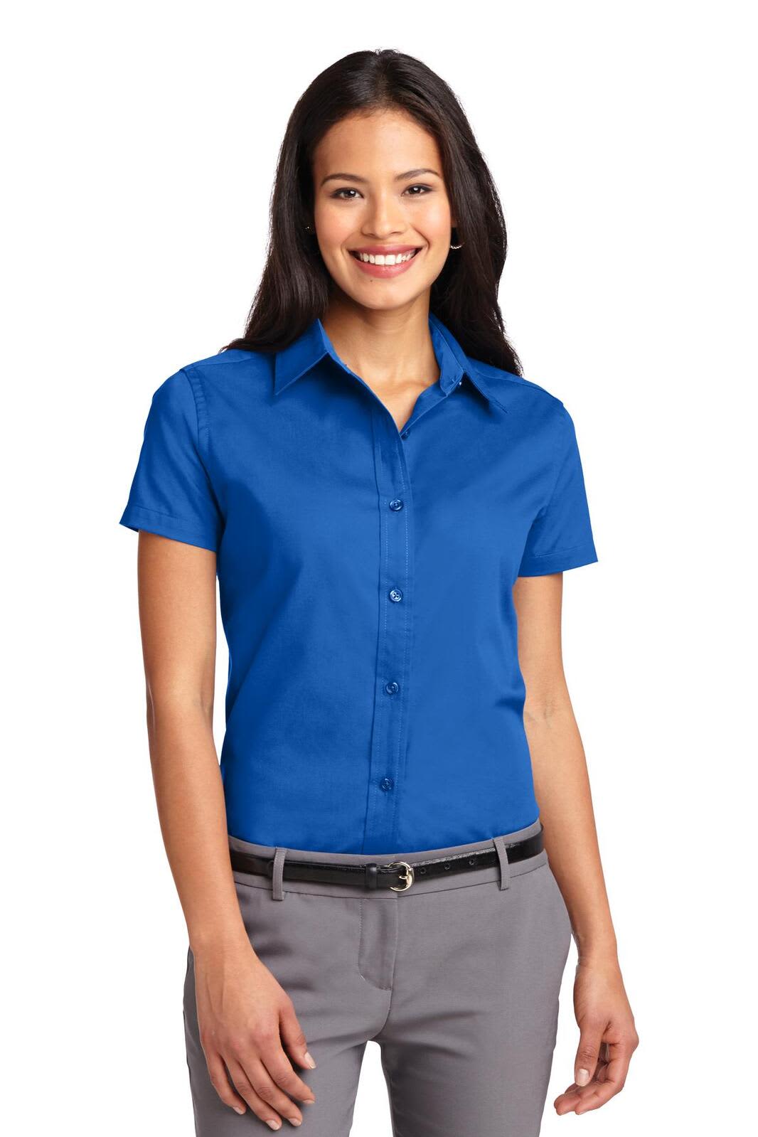 Port Authority Ladies Short Sleeve Easy Care  Shirt