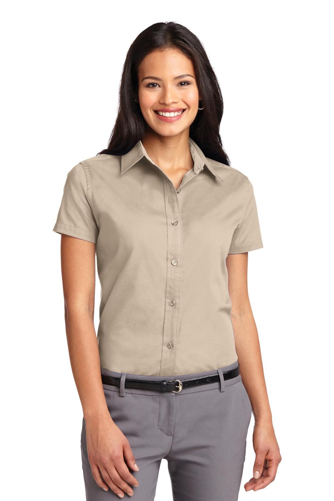 Port Authority Ladies Short Sleeve Easy Care  Shirt
