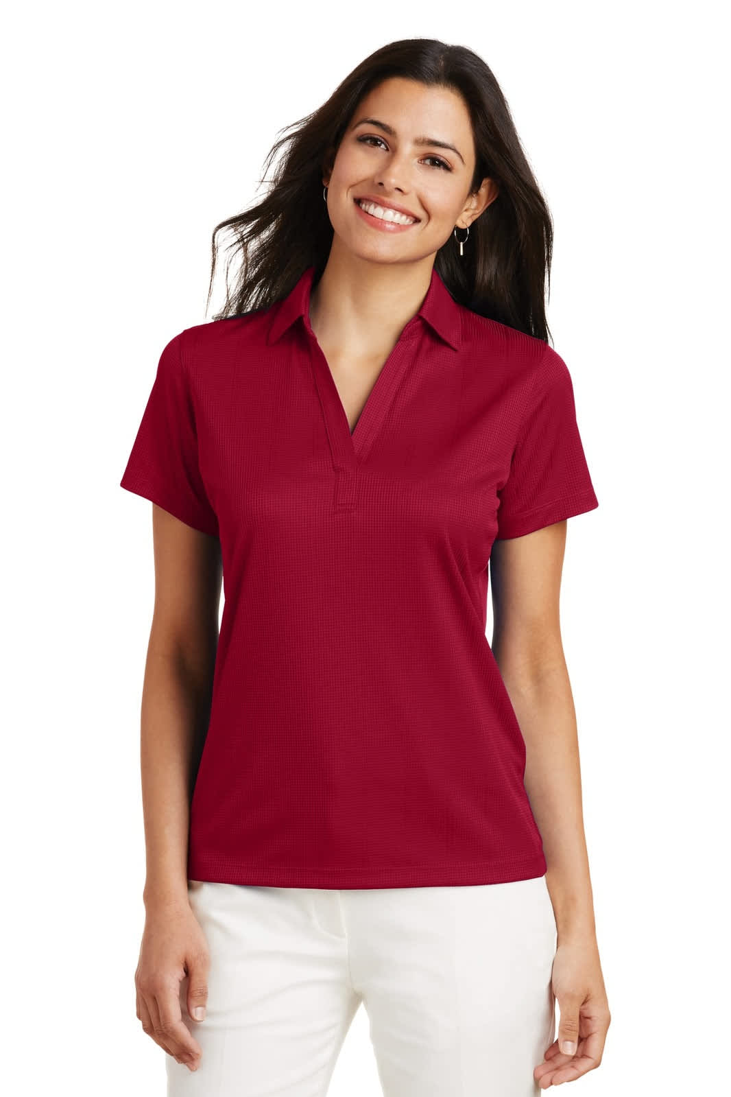 Port Authority Ladies Performance Fine Jacquard Polo