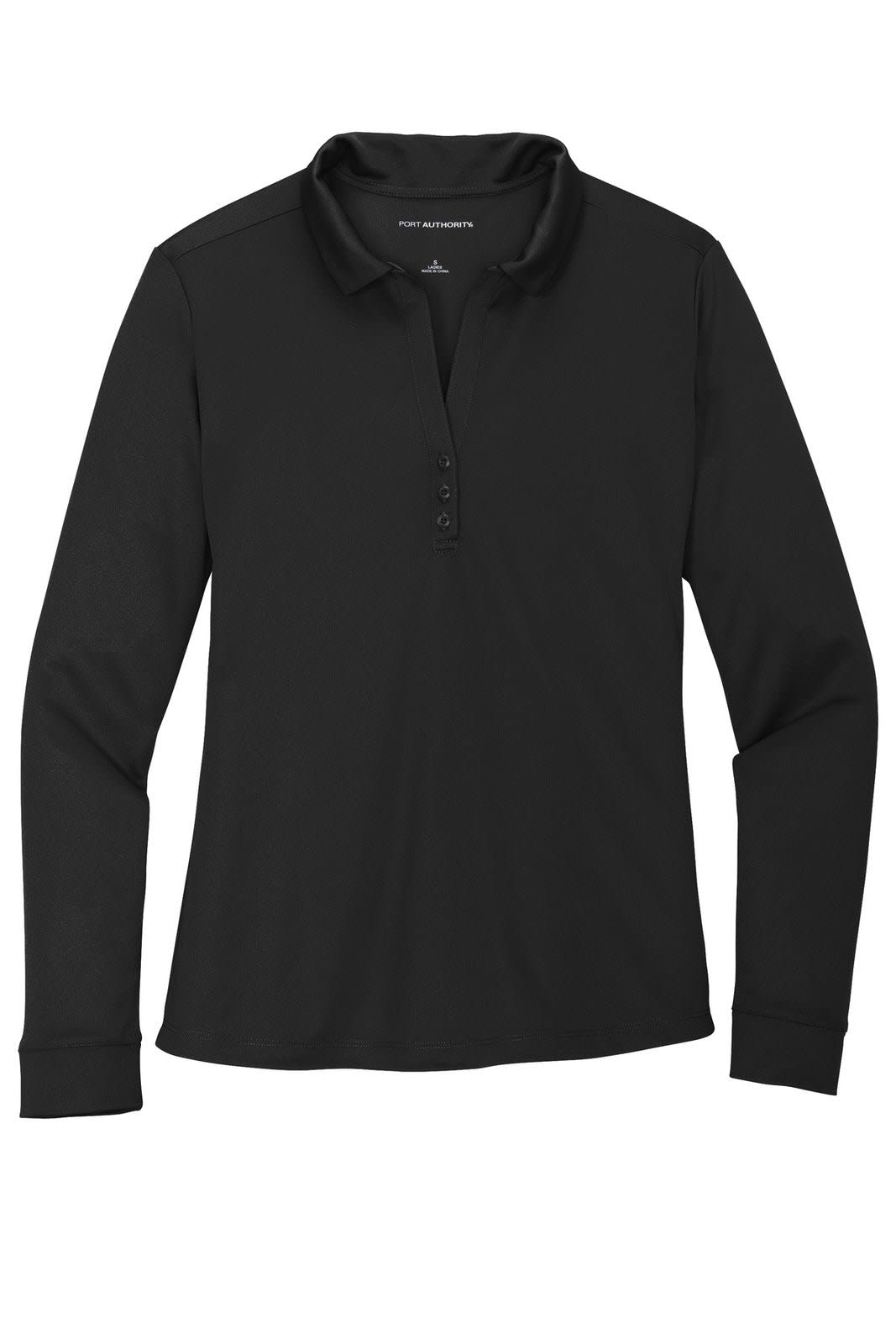 Port Authority Ladies Silk Touch Performance Long Sleeve Polo