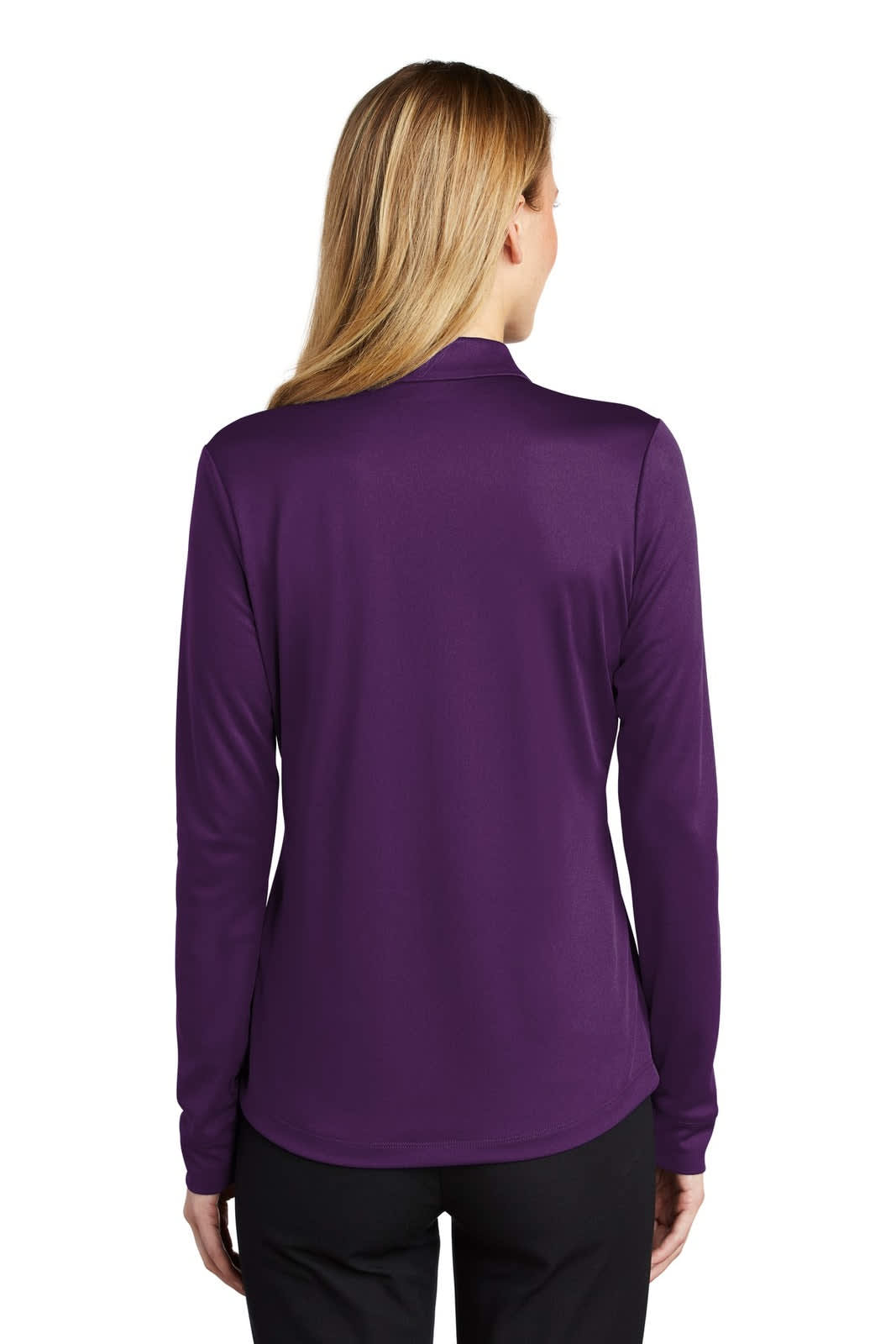 Port Authority Ladies Silk Touch Performance Long Sleeve Polo