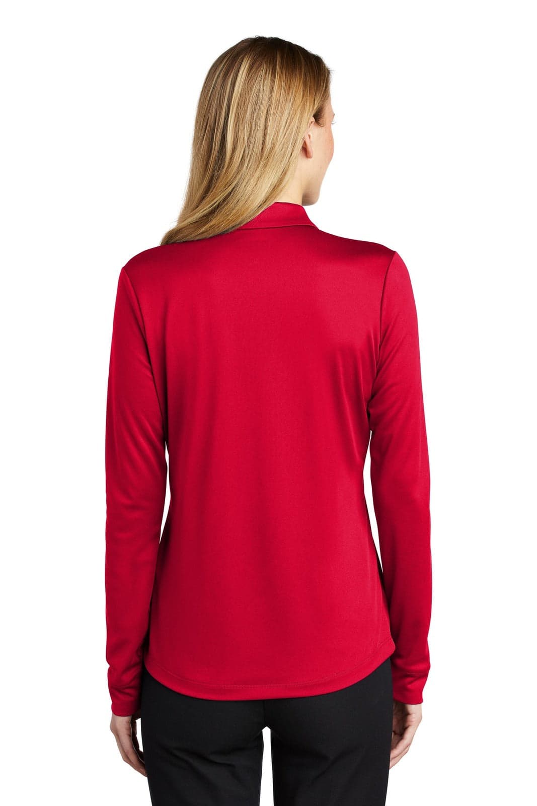 Port Authority Ladies Silk Touch Performance Long Sleeve Polo