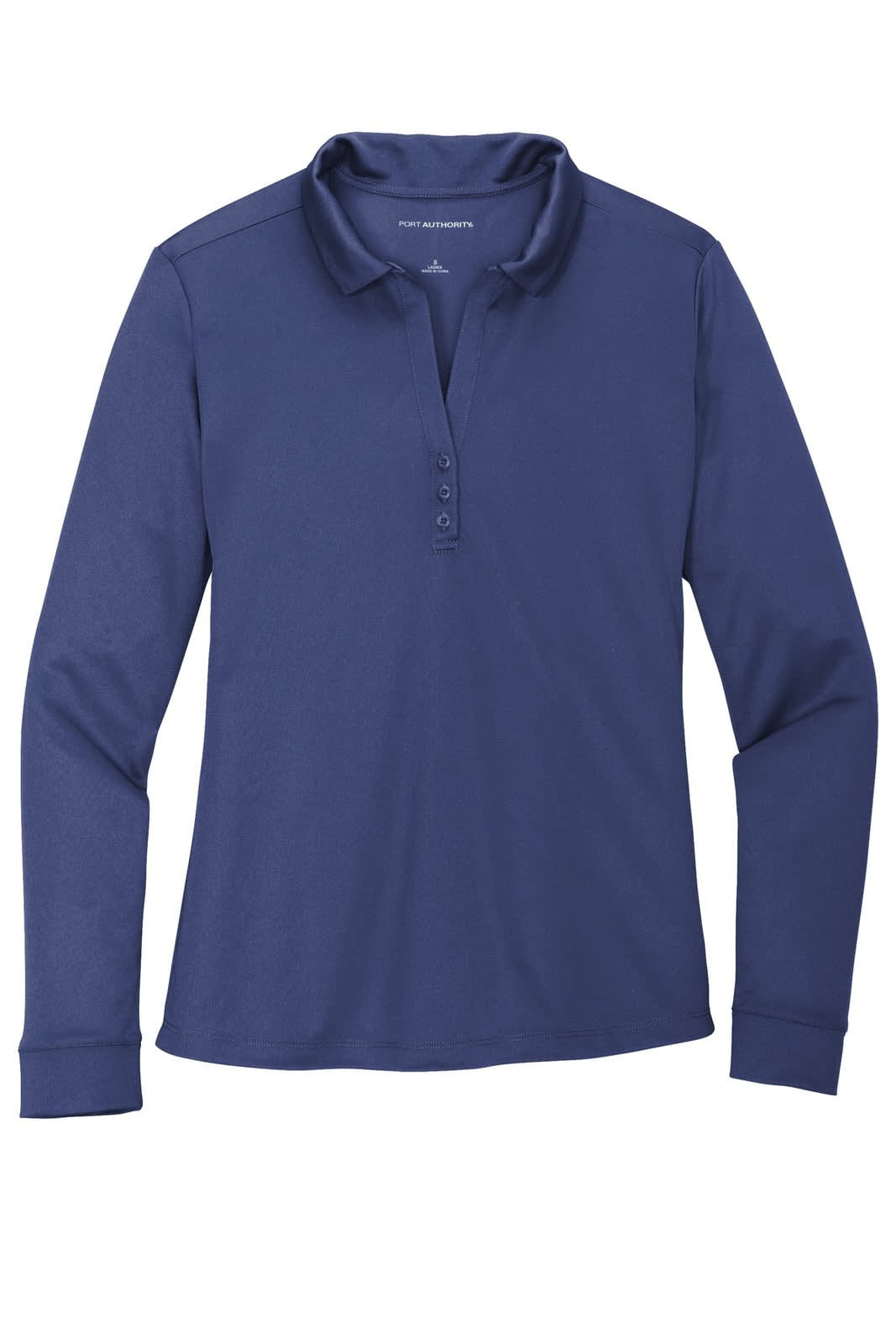 Port Authority Ladies Silk Touch Performance Long Sleeve Polo