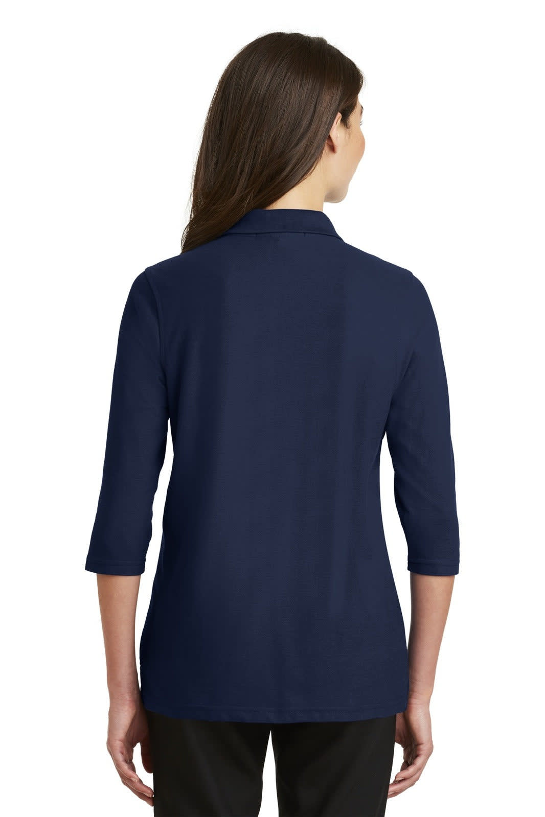 Port Authority Ladies Silk Touch 3/4-Sleeve Polo