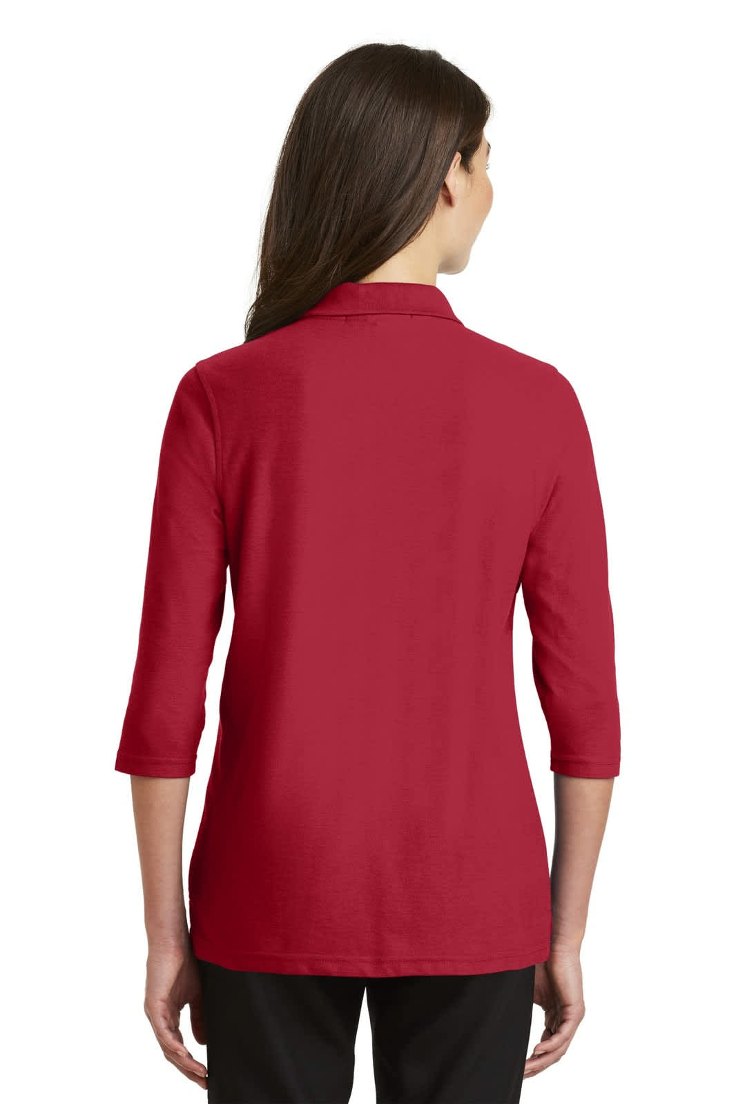 Port Authority Ladies Silk Touch 3/4-Sleeve Polo