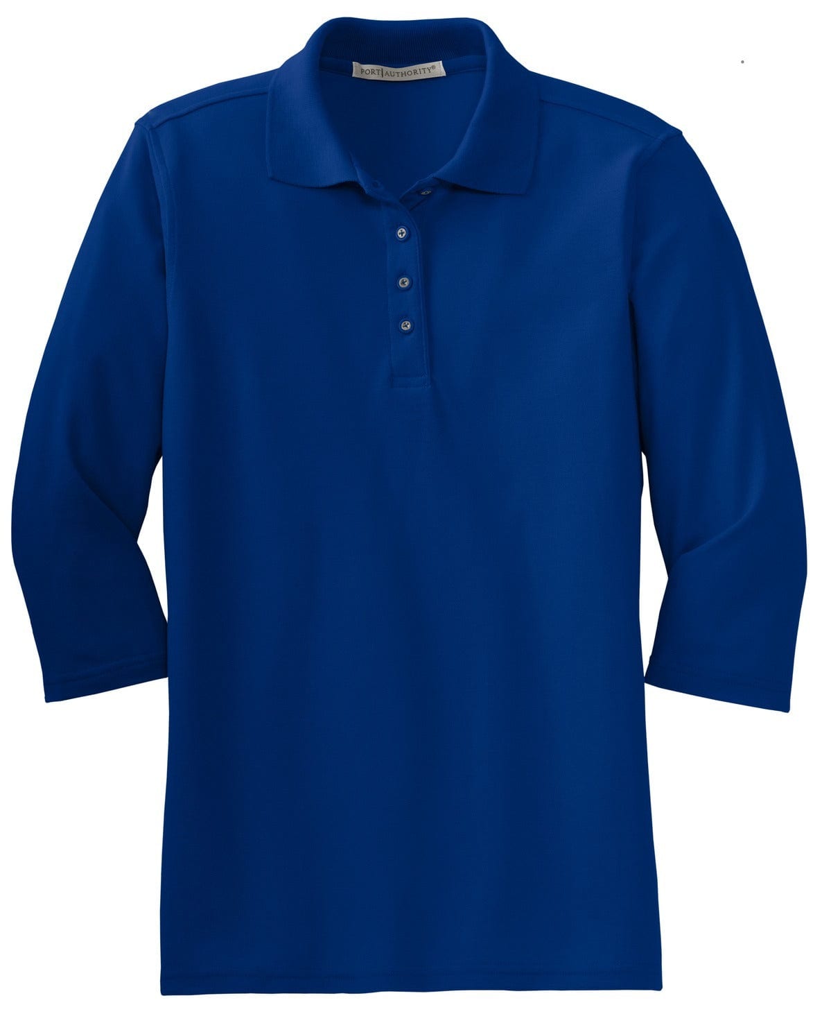 Port Authority Ladies Silk Touch 3/4-Sleeve Polo